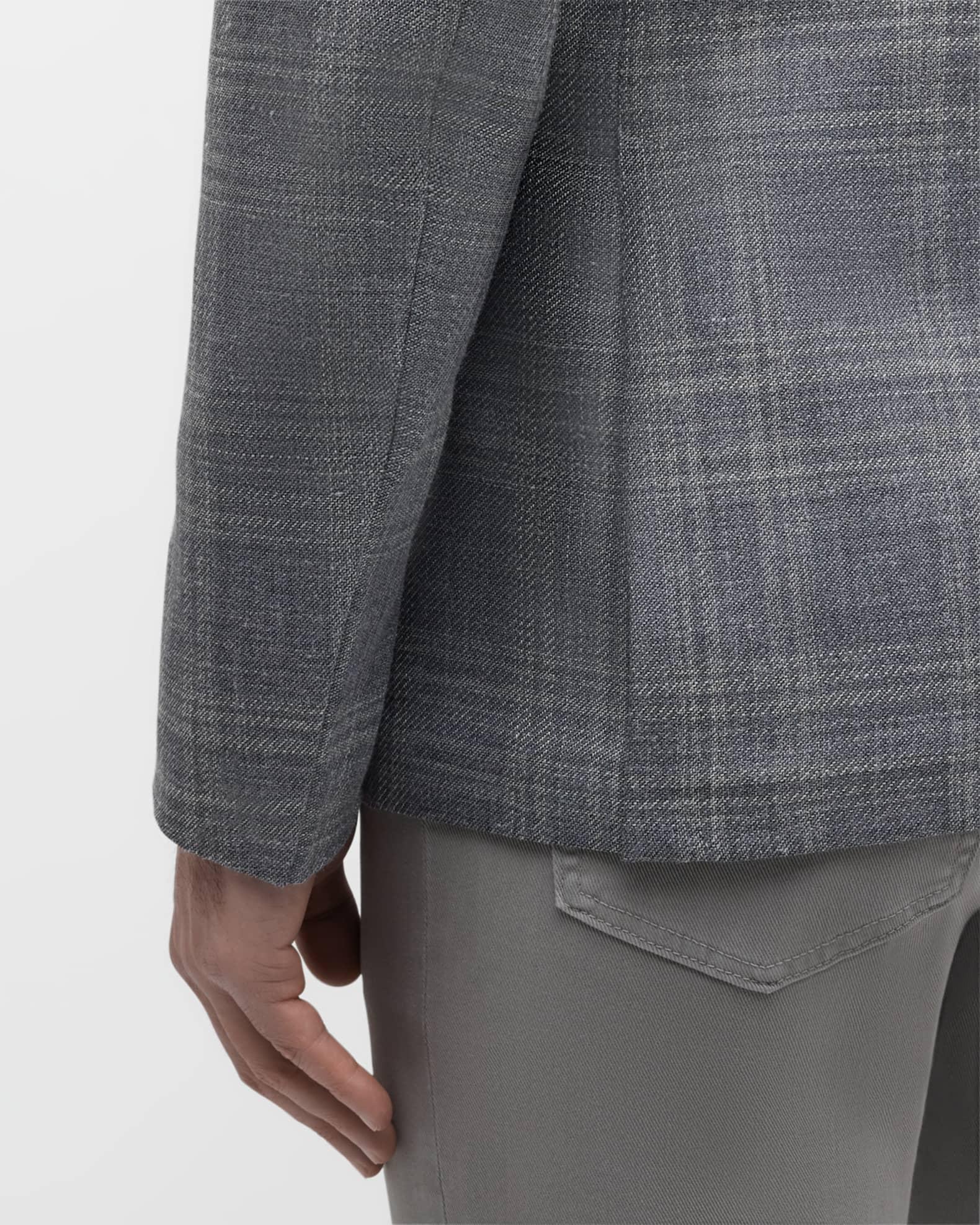 Men's Tonal Plaid Sport Coat Product Image