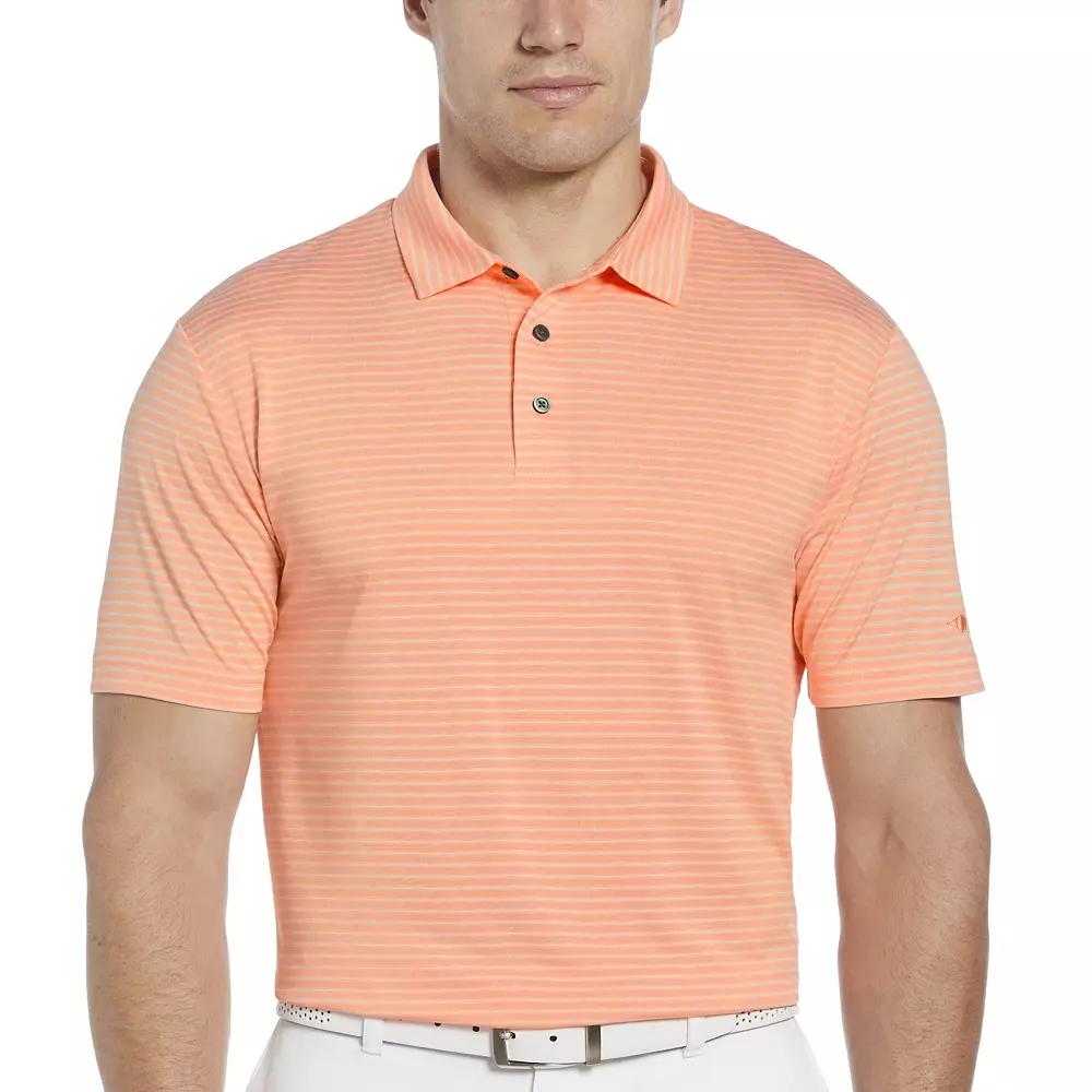Men's Grand Slam UPF 30 Heather Feeder Stripe Golf Polo,  Product Image
