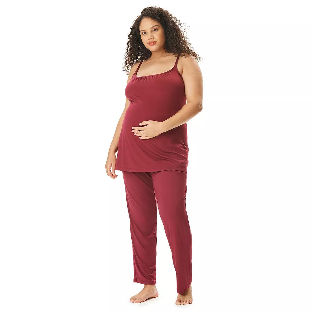 Maternity Motherhood® Swing Cami & Foldover Pant Set, Women's,  Product Image