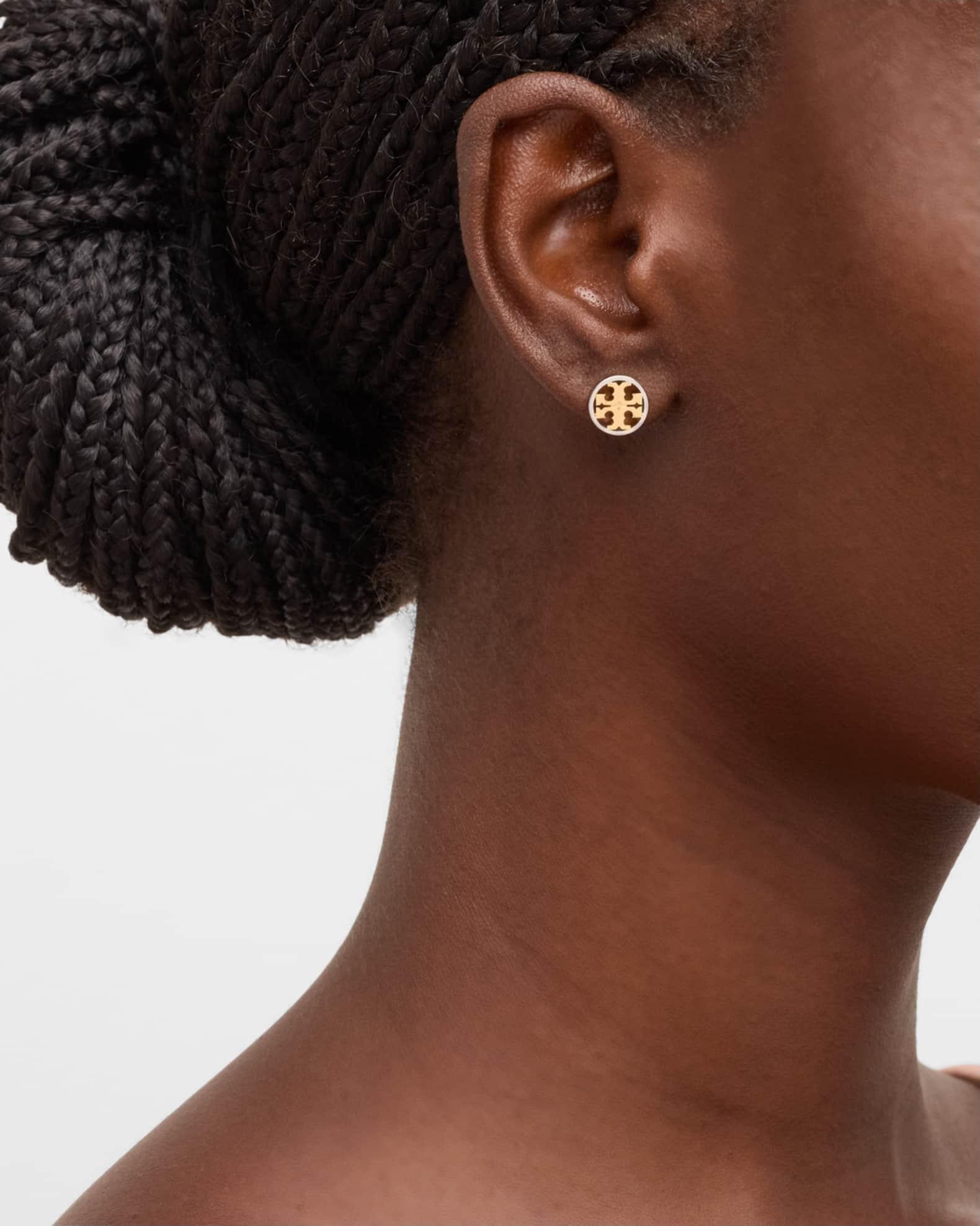 Tory Burch Logo Stud Earrings Product Image