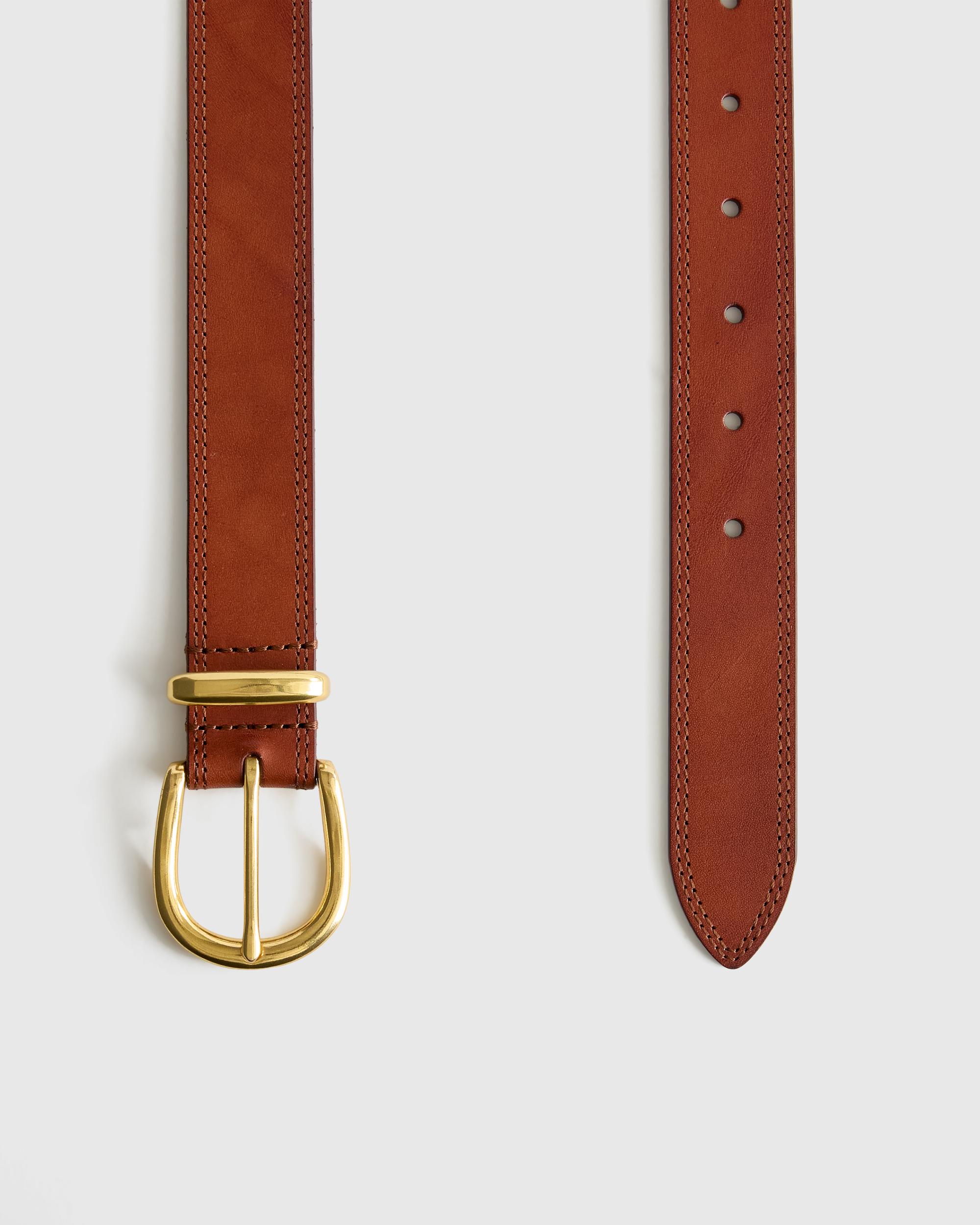 Quince | Women's Allegra European Leather Belt Italian Leather Product Image