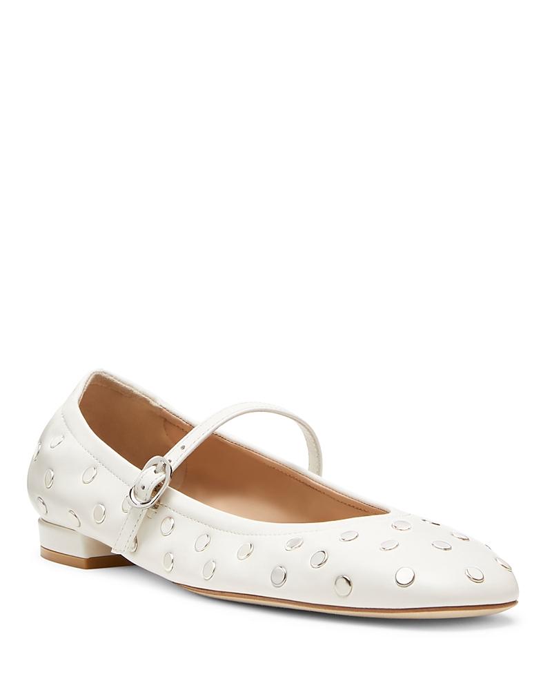 Stuart Weitzman Womens Claris Studded Ballet Flats Product Image