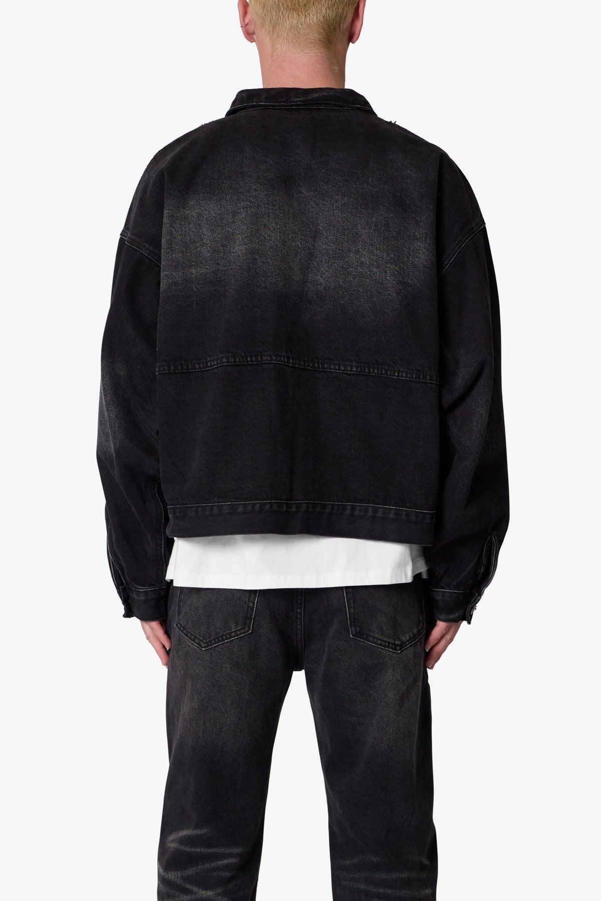 Denim Chore Coat - Washed Black Product Image