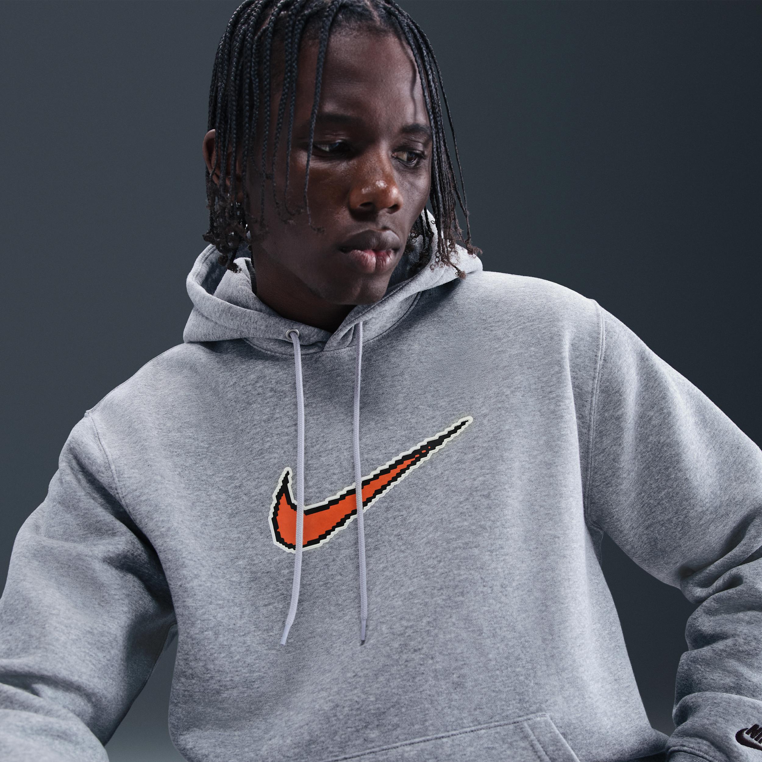 Mens Nike Sportswear Club Fleece Hoodie | HV1246-010 Product Image