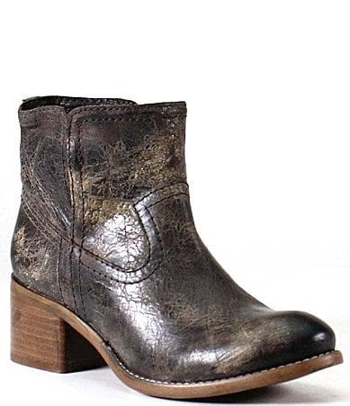 Diba True Walnut Grove Distressed Leather Western Booties Product Image