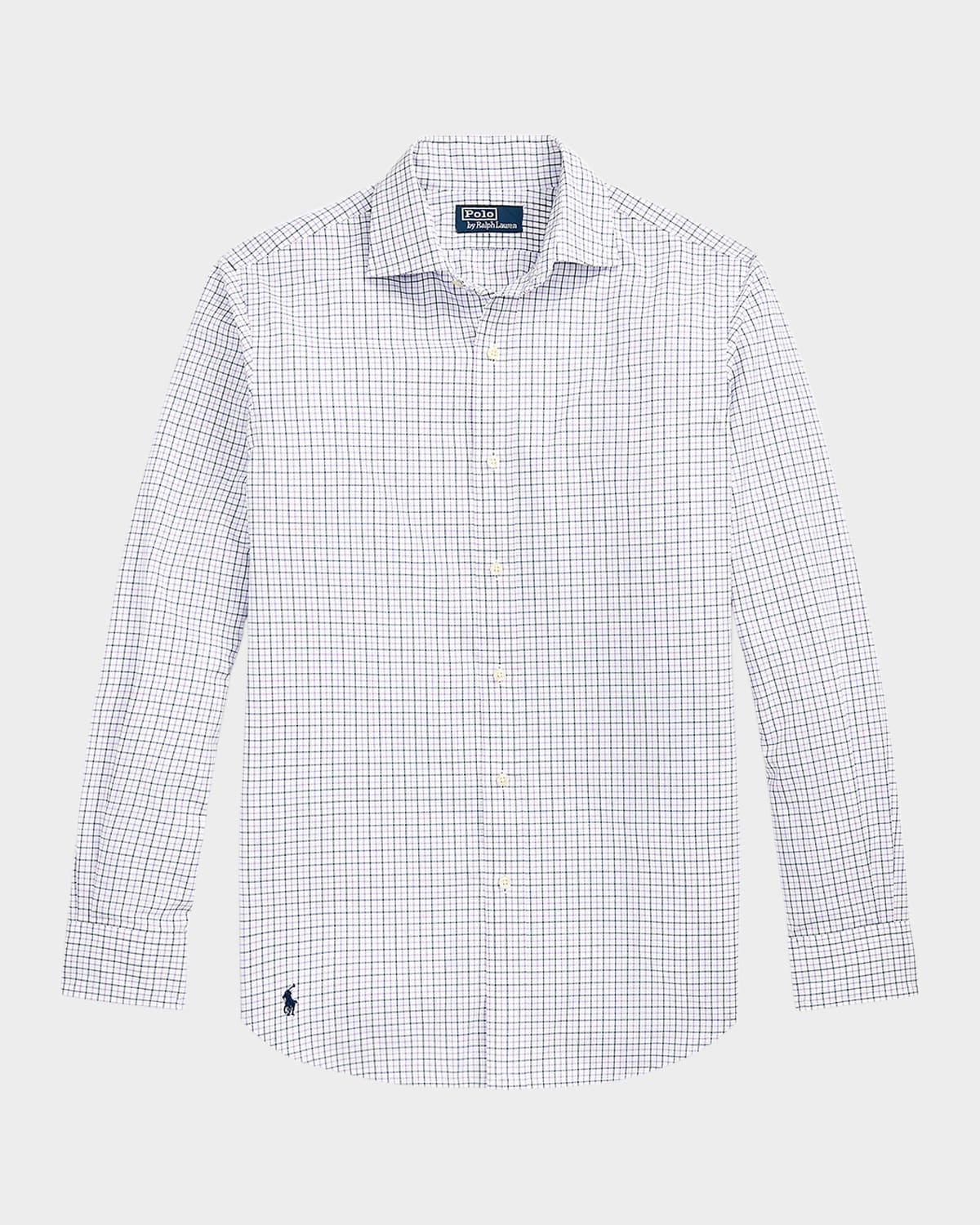 Mens Classic Fit Poplin Button-Front Shirt Product Image