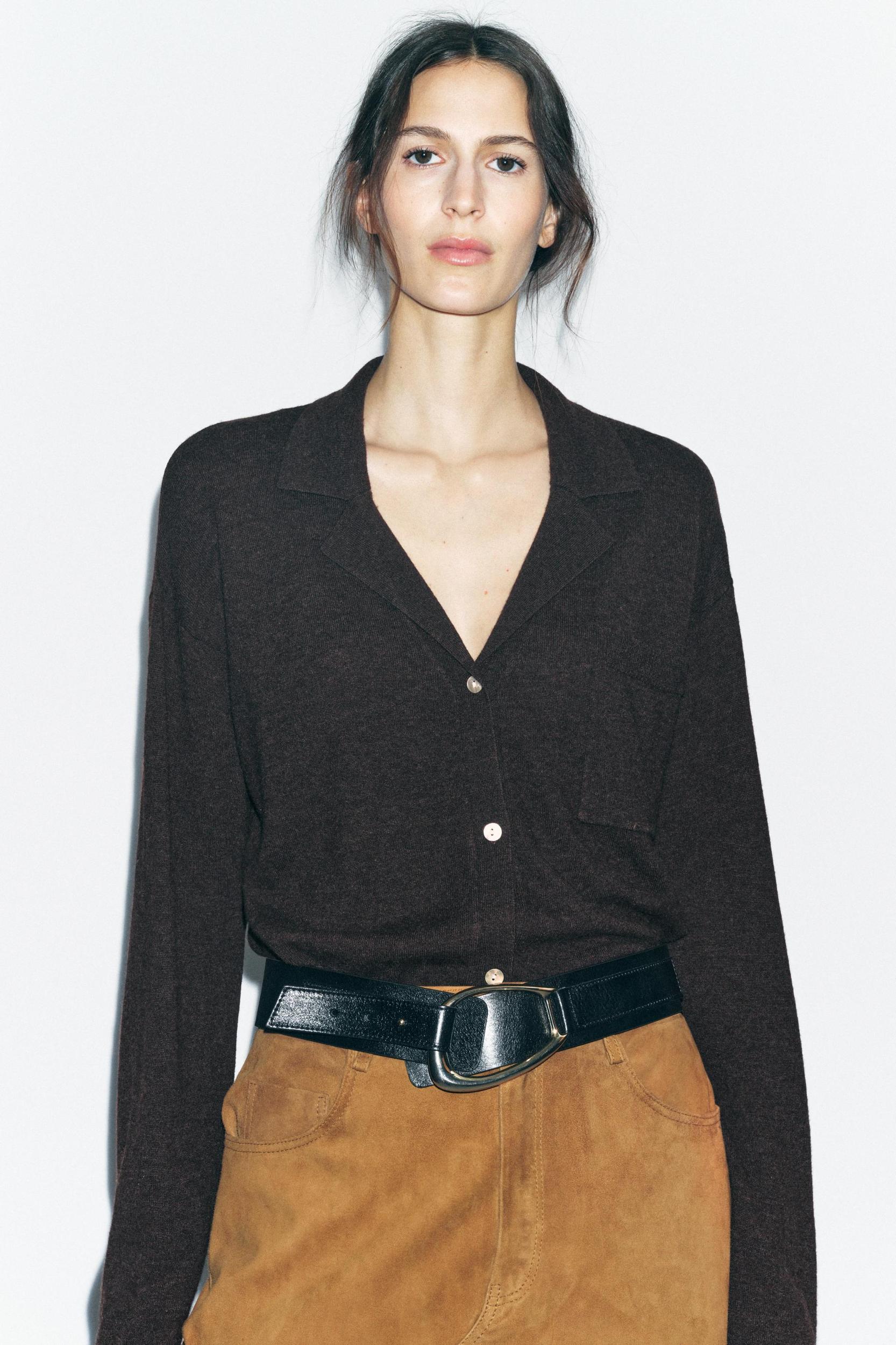 OVERSIZED 100% WOOL CARDIGAN Product Image