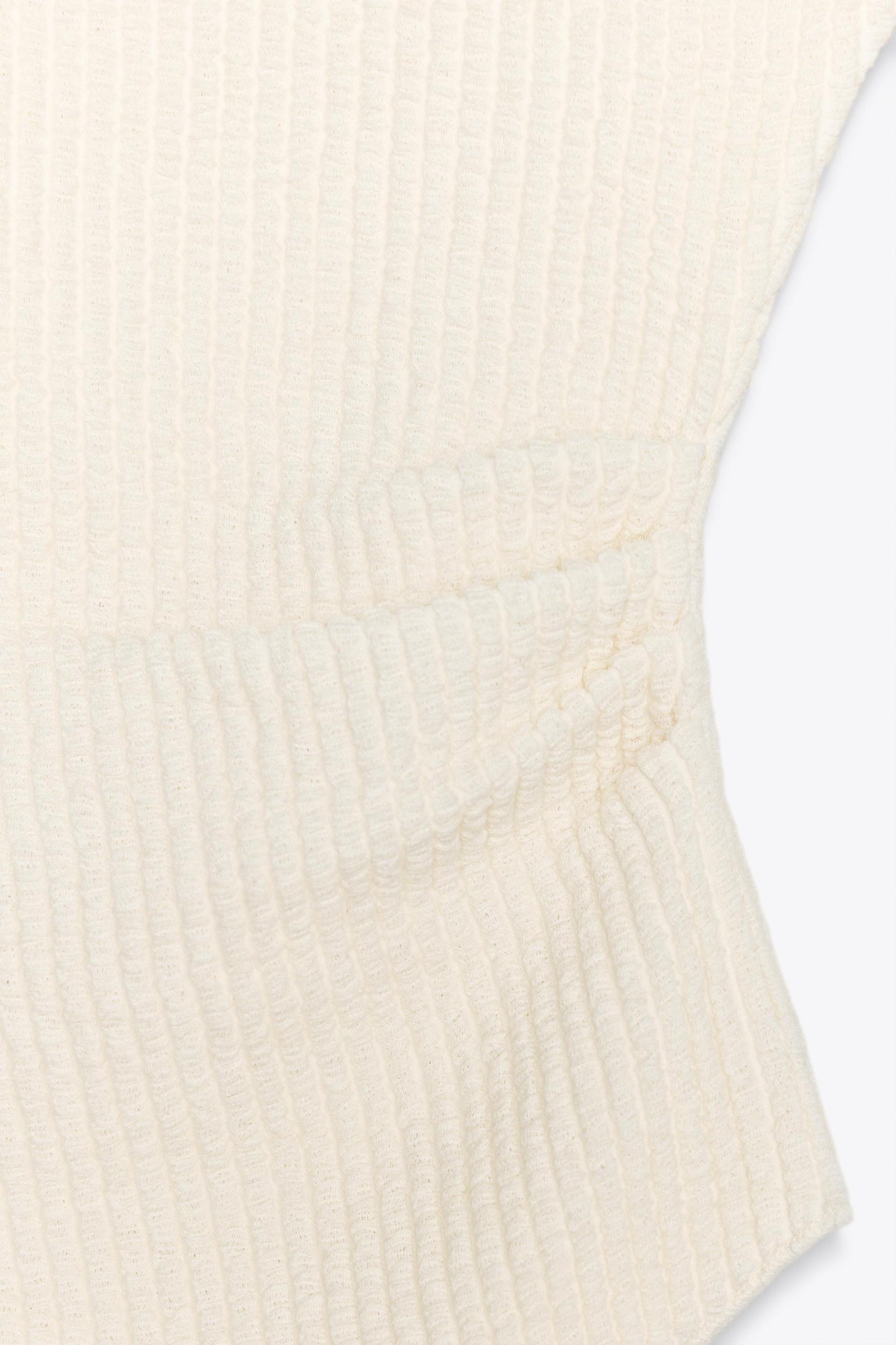 TEXTURED ASYMMETRIC TOP Product Image