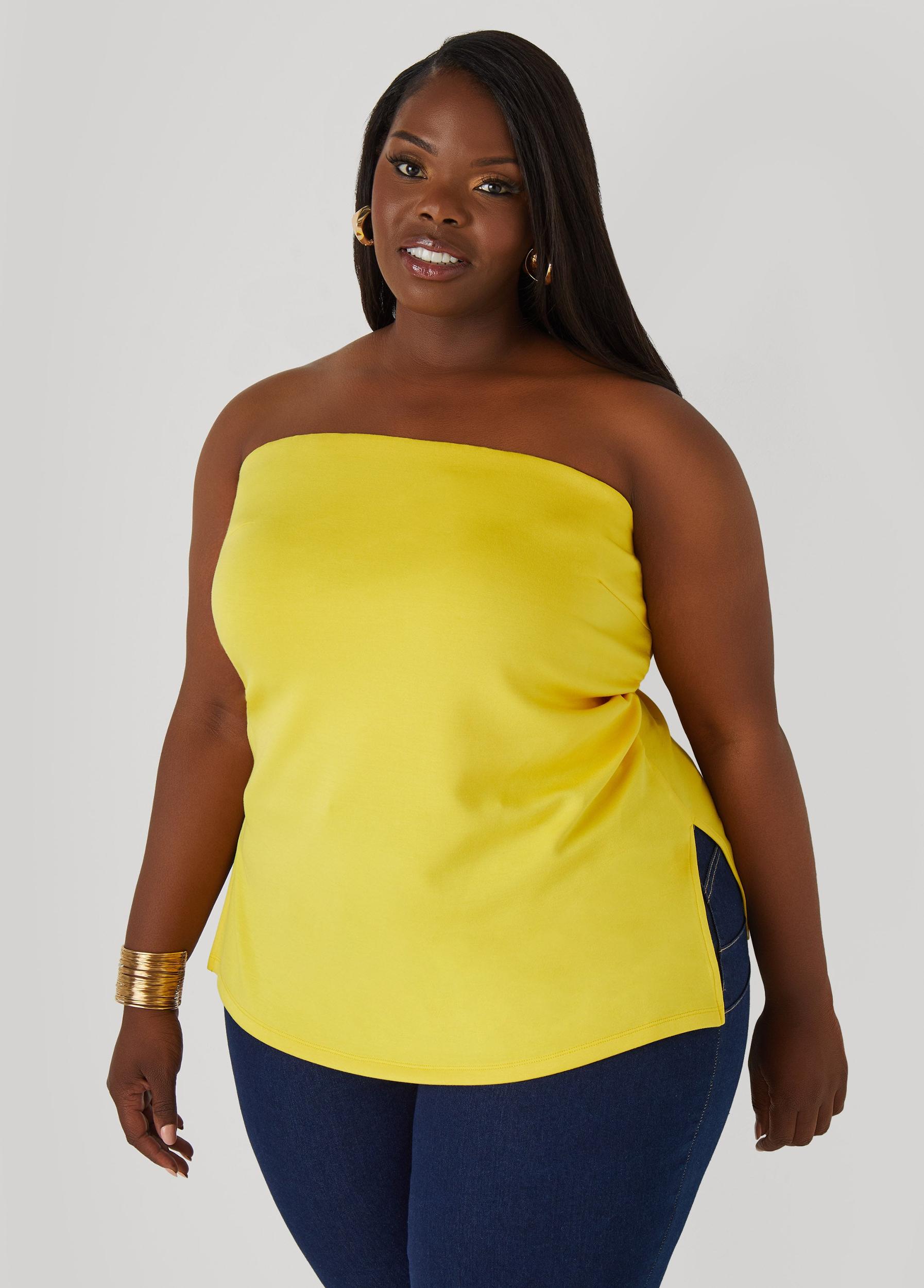 Split Side Tube Top Product Image