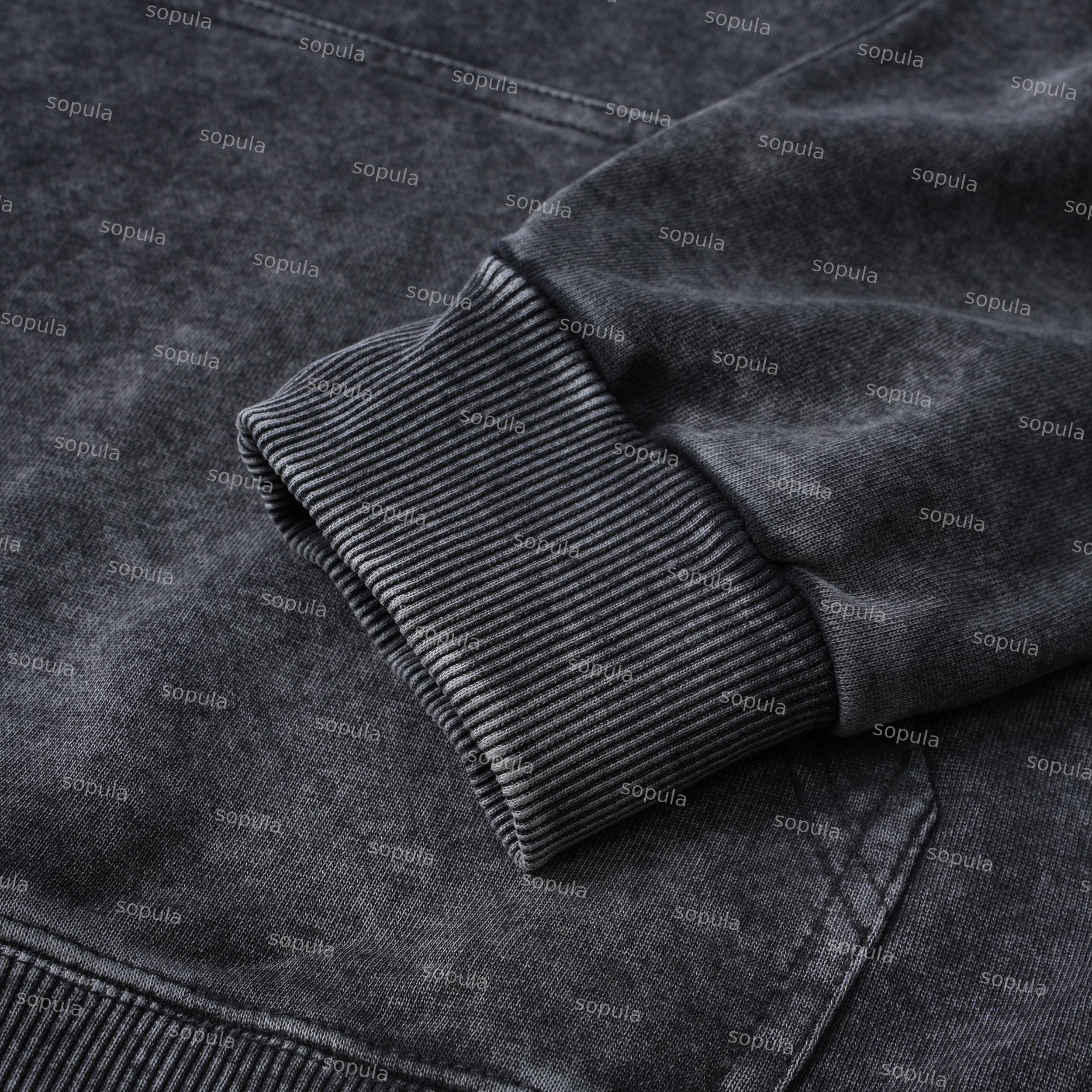 Sopula Vintage Til Death Do Us Part Graphic Acid Washed Hoodie Product Image