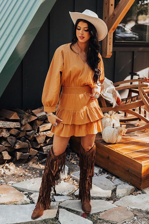 Slight Change Of Plans Dress In Golden Honey Product Image