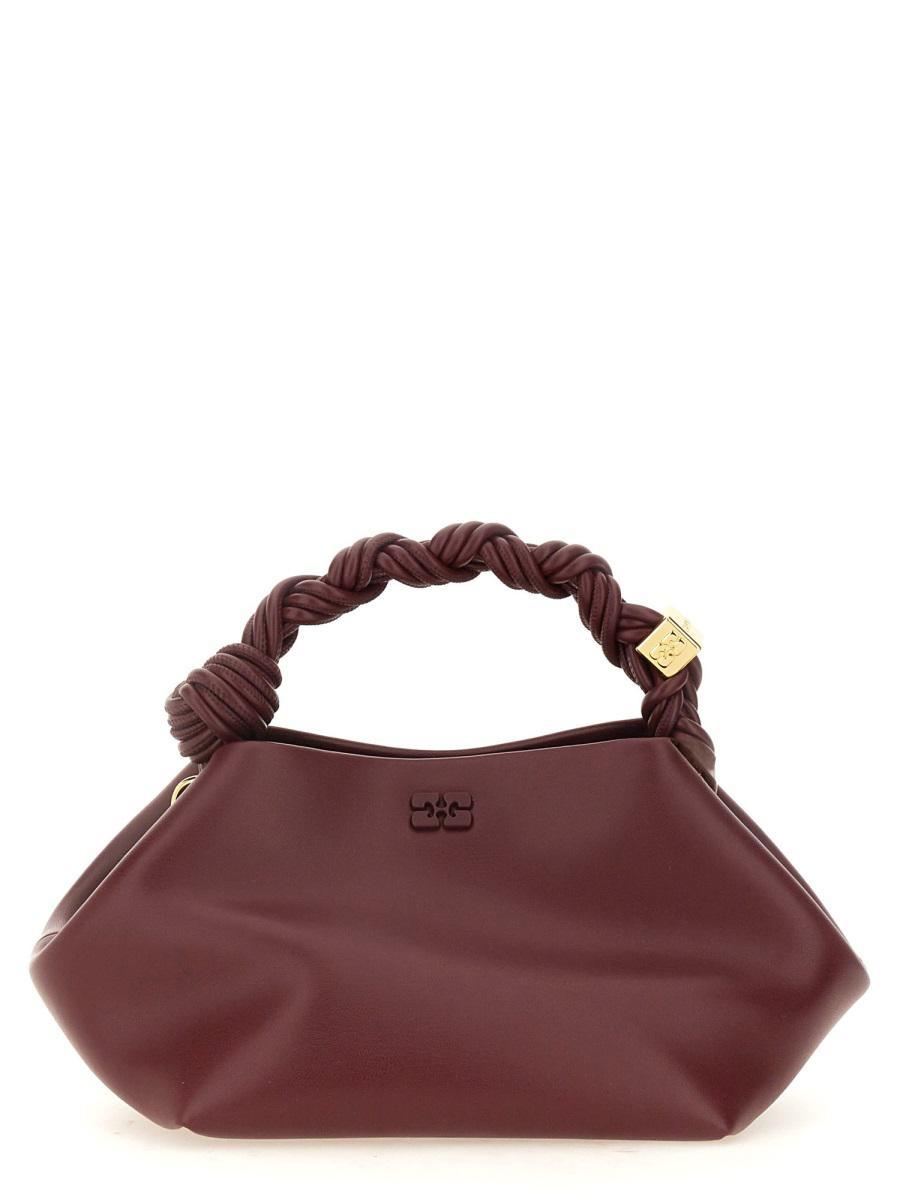 GANNI Bordeaux Mini Bou Handbag In Red Product Image