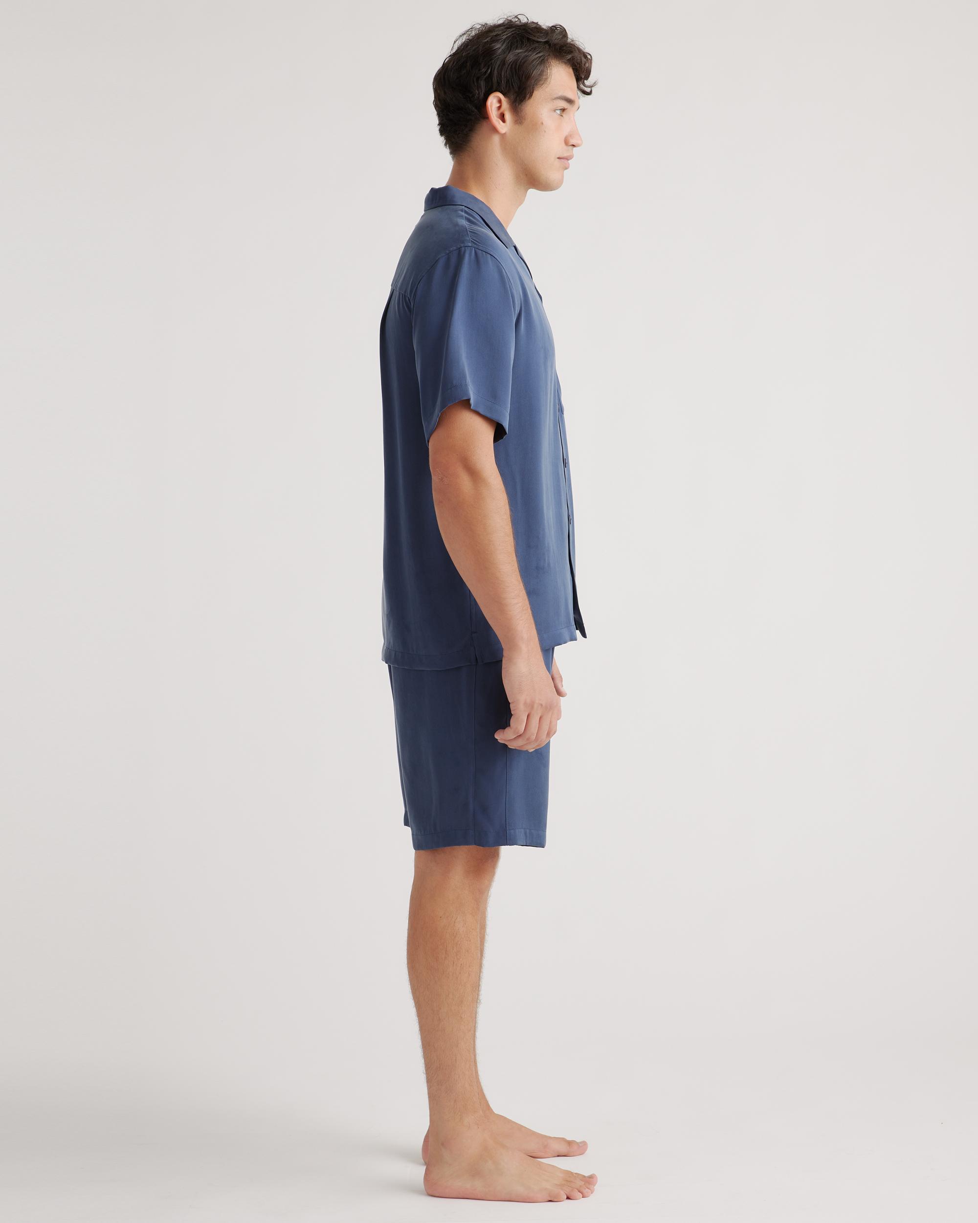 Quince | Men's Button Down Short Set Size XL, Silk Product Image