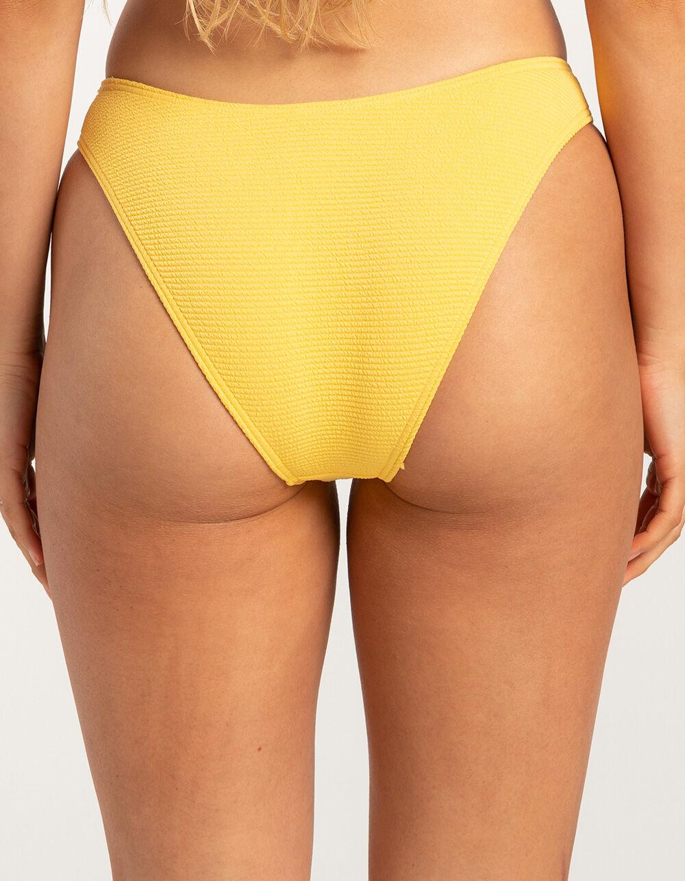 FULL TILT High Leg Cheekier Bikini Bottoms - CLOVER Product Image