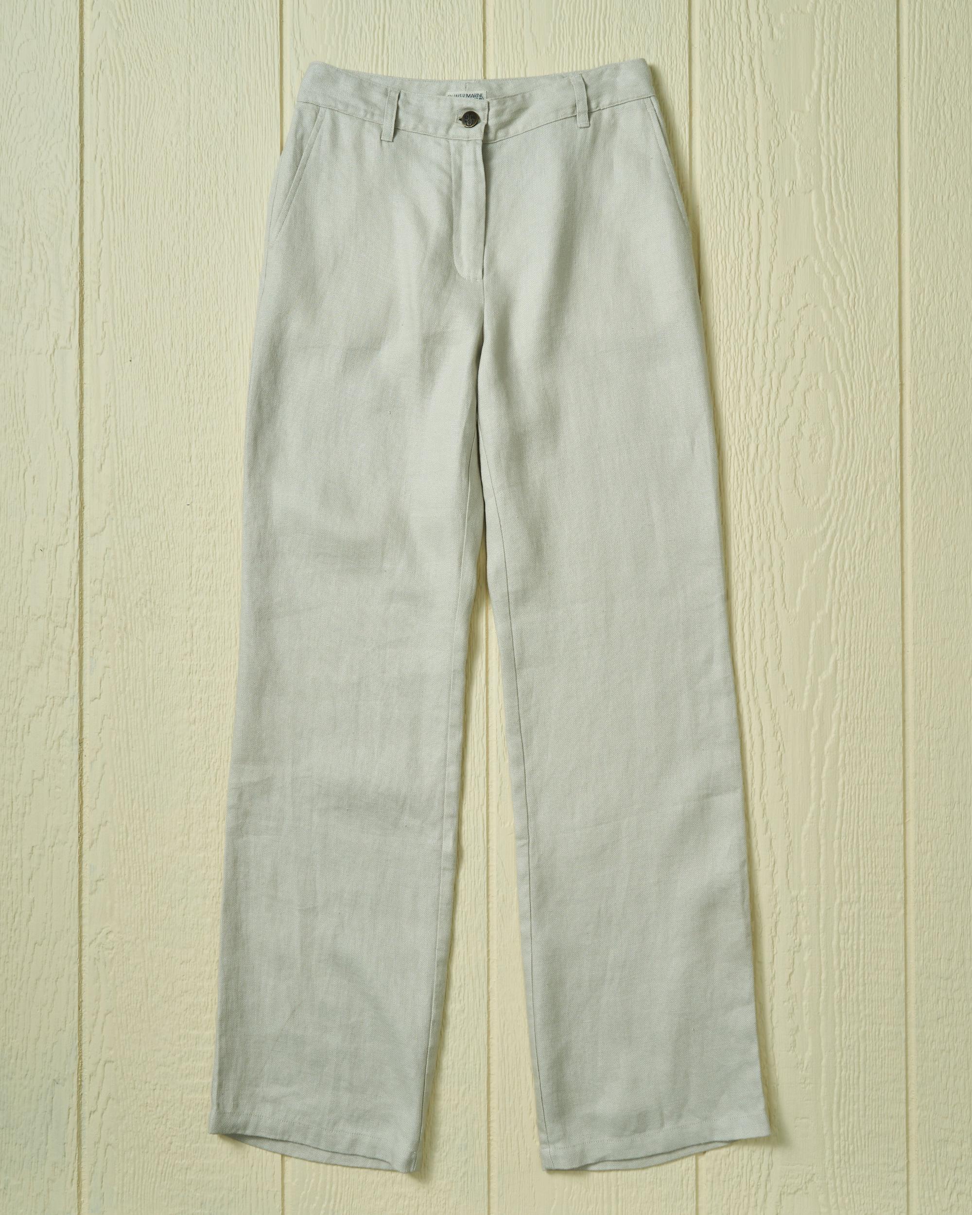 Women's Relaxed Linen Pant in Sand Product Image