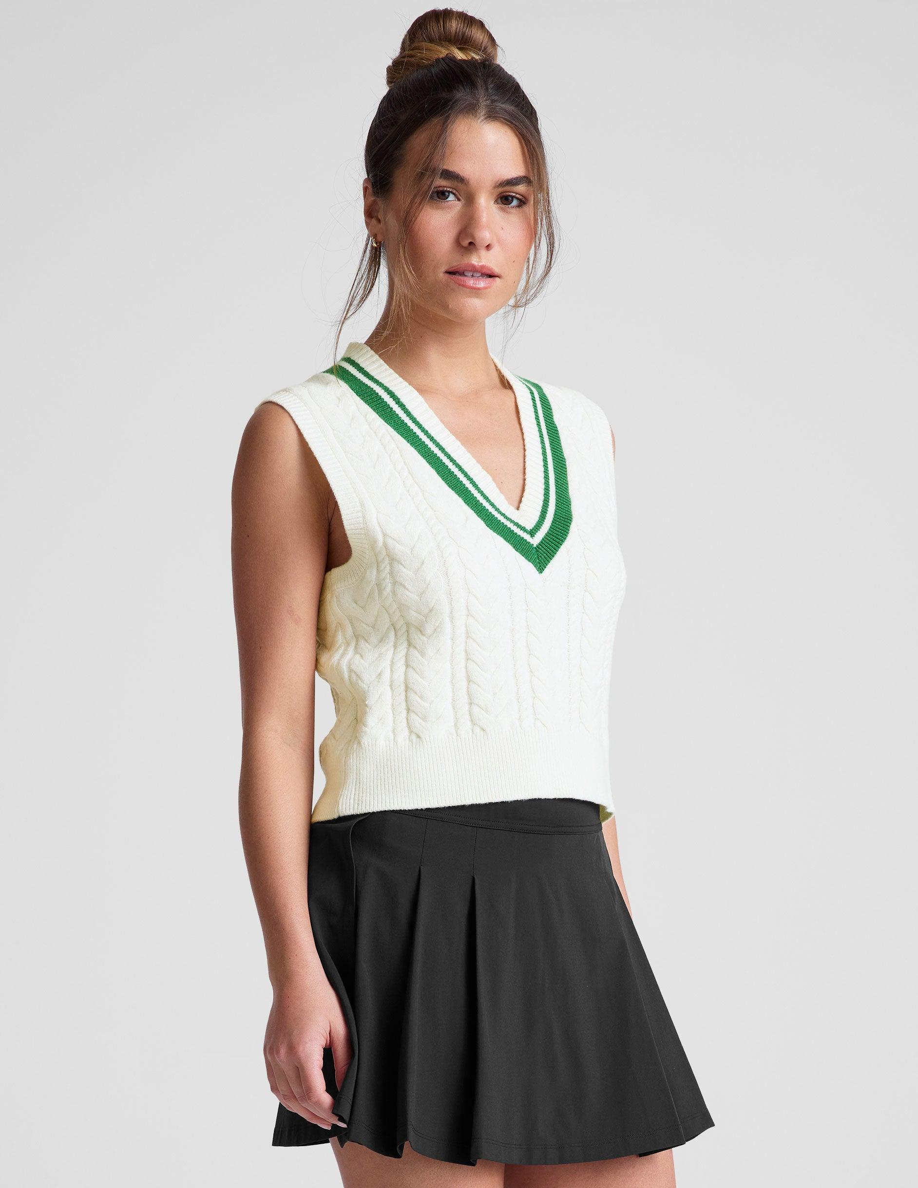 The Cable Knit Vest Product Image