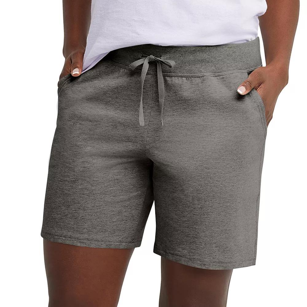 Women's Hanes® Jersey Drawstring Shorts,  Product Image
