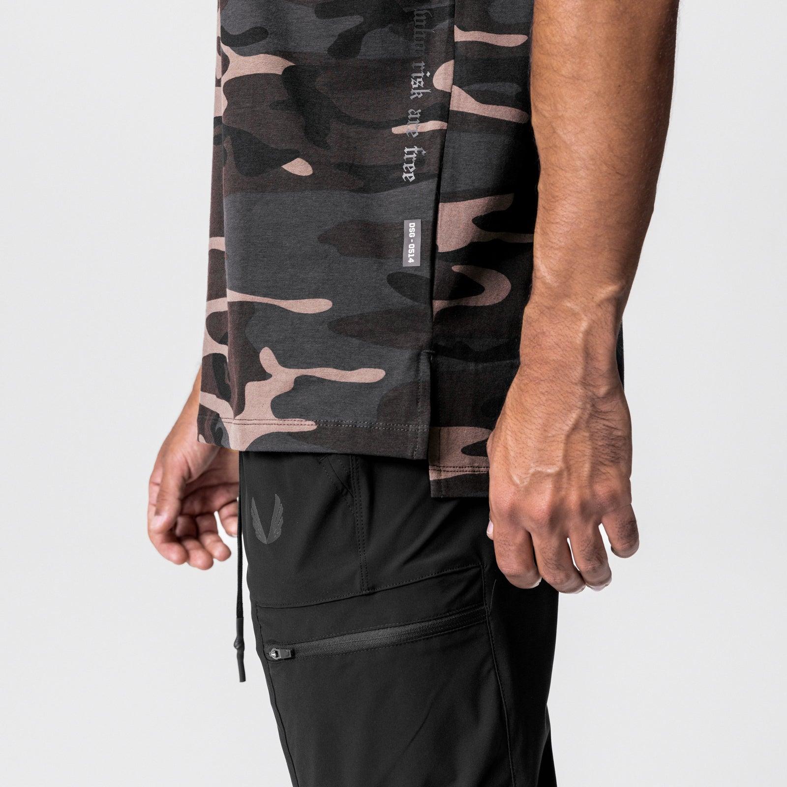 0514. CottonPlus™ Oversized Tee - Rust Camo Male Product Image