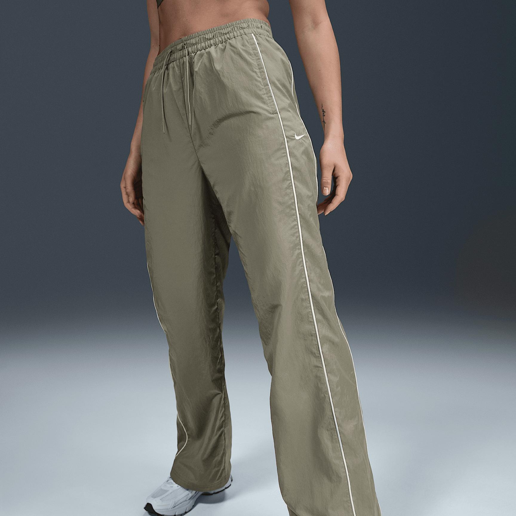 Womens Nike Windrunner High-Waisted Woven Open-Hem Pants Product Image