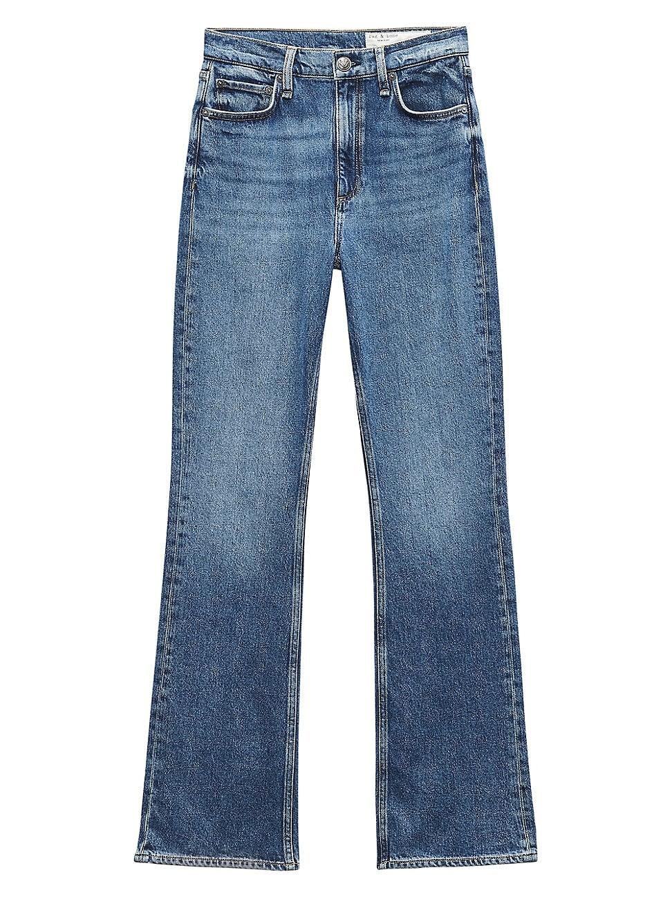 Womens Peyton High-Rise Boot-Cut Jeans Product Image