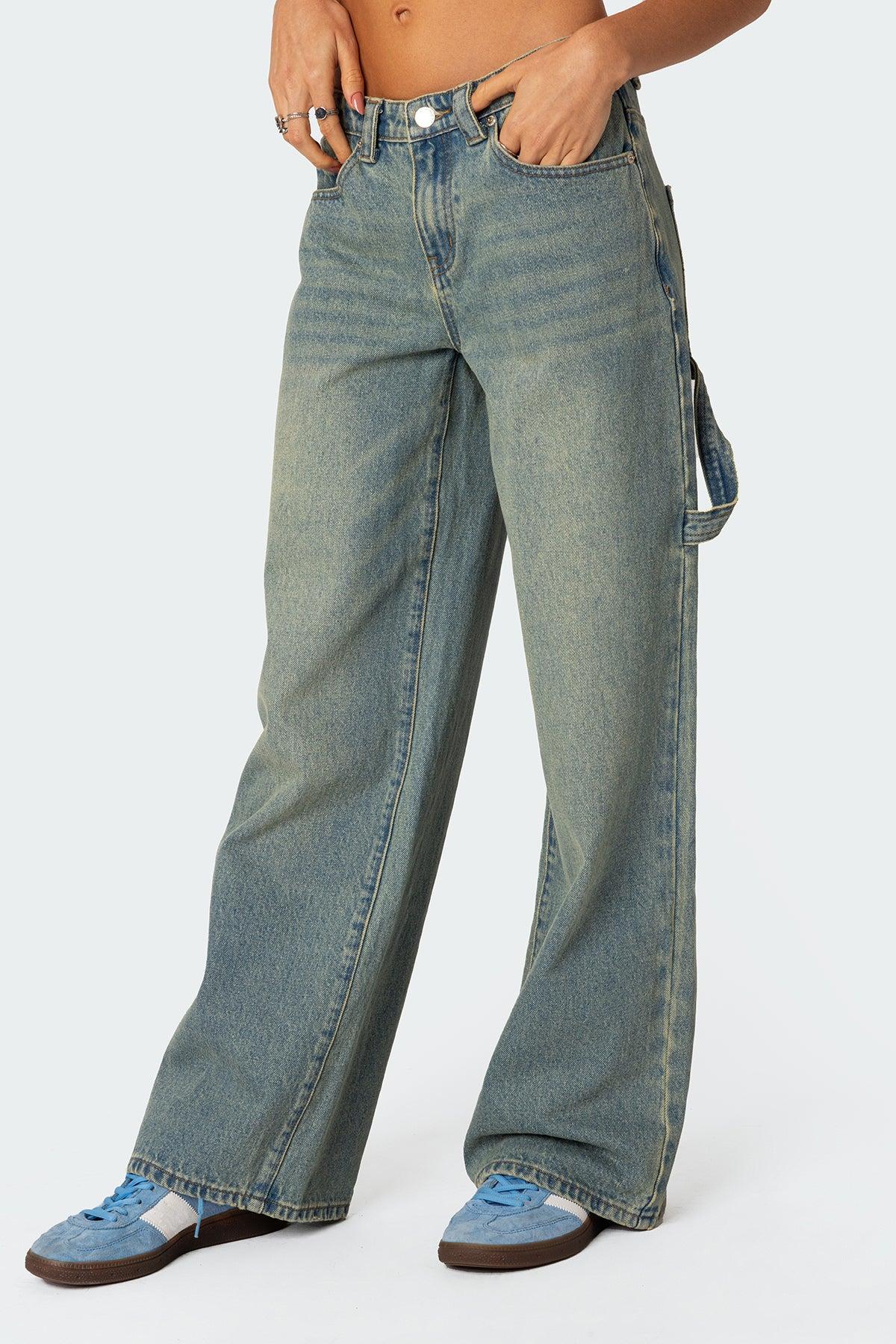 Carpenter Low Rise Baggy Jeans Product Image