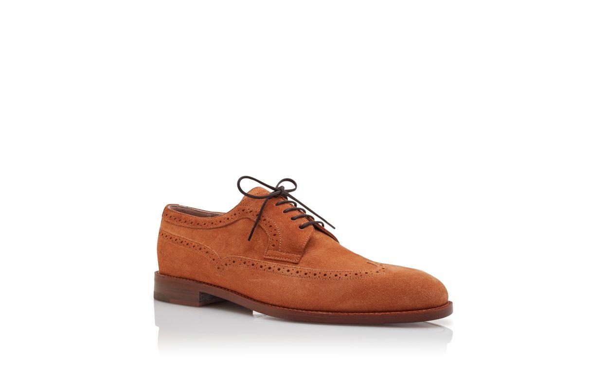 TAMARAK Orange Suede Lace-Up Derbys Product Image