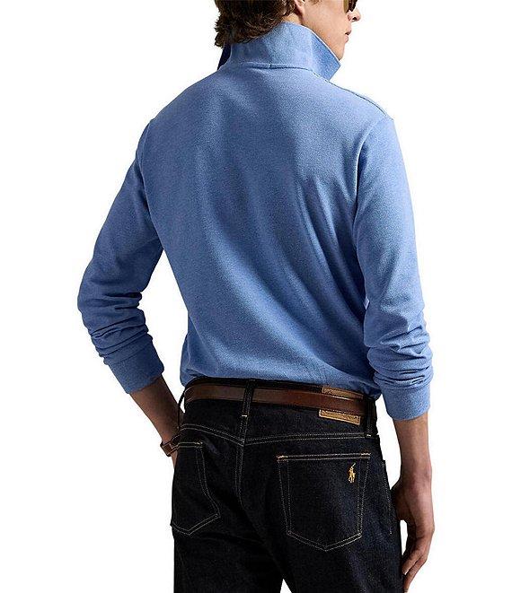 Polo Ralph Lauren Classic Fit Mesh Long Sleeve Polo Shirt Product Image