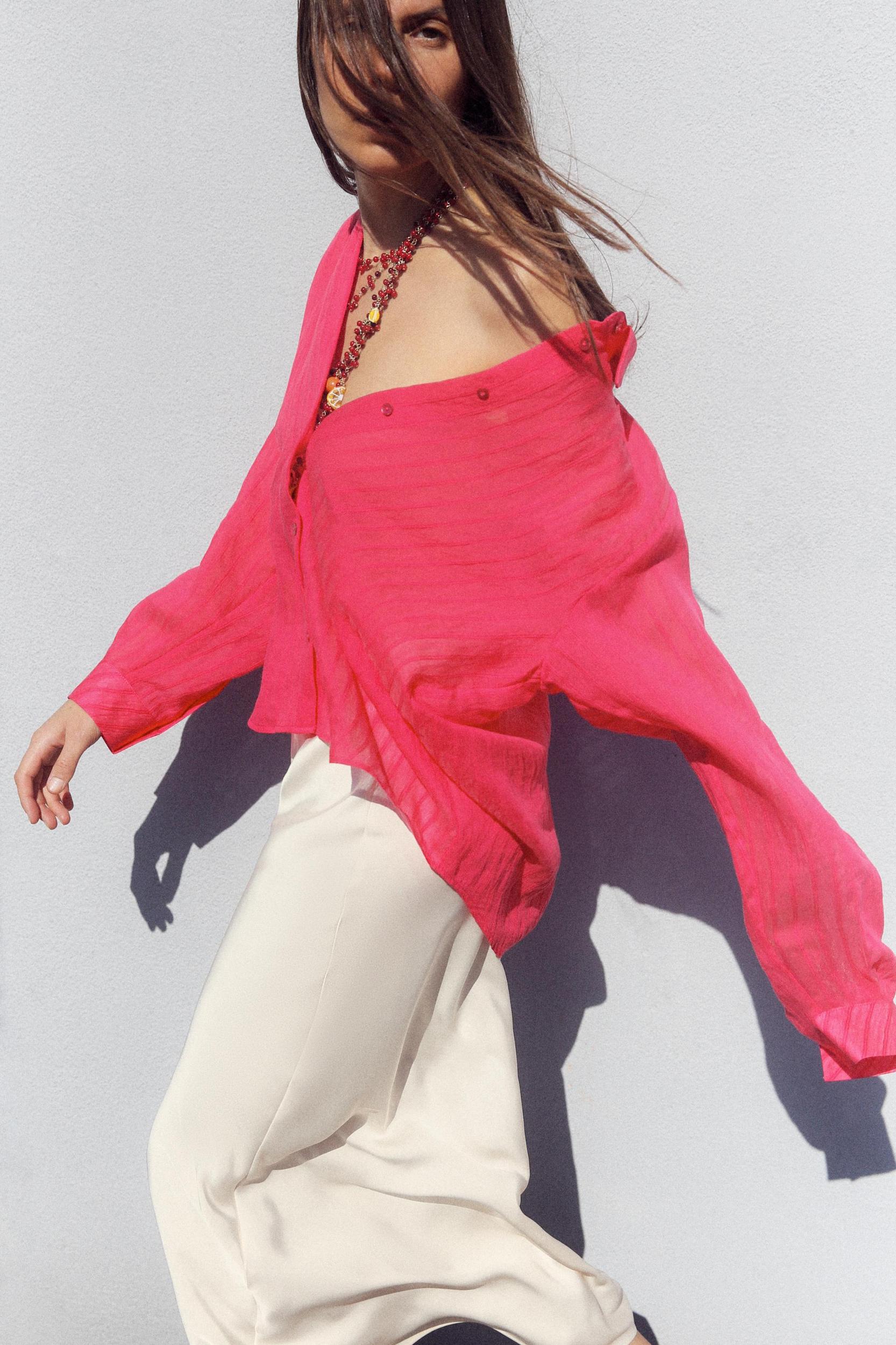 SATIN MIDI SKIRT Product Image