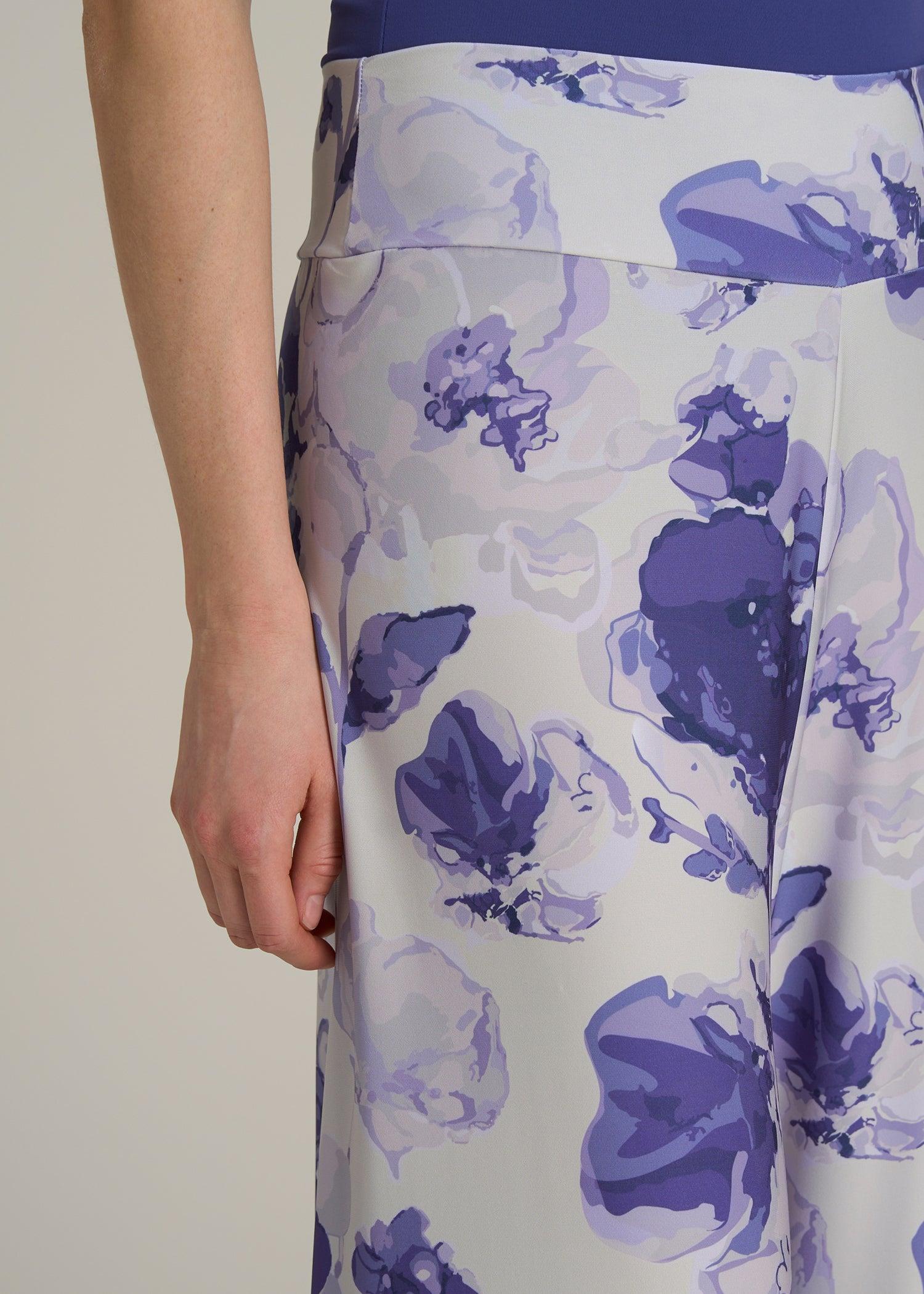 Pull On Breezy Wide Leg Pants for Tall Women in Petal Wash Female Product Image