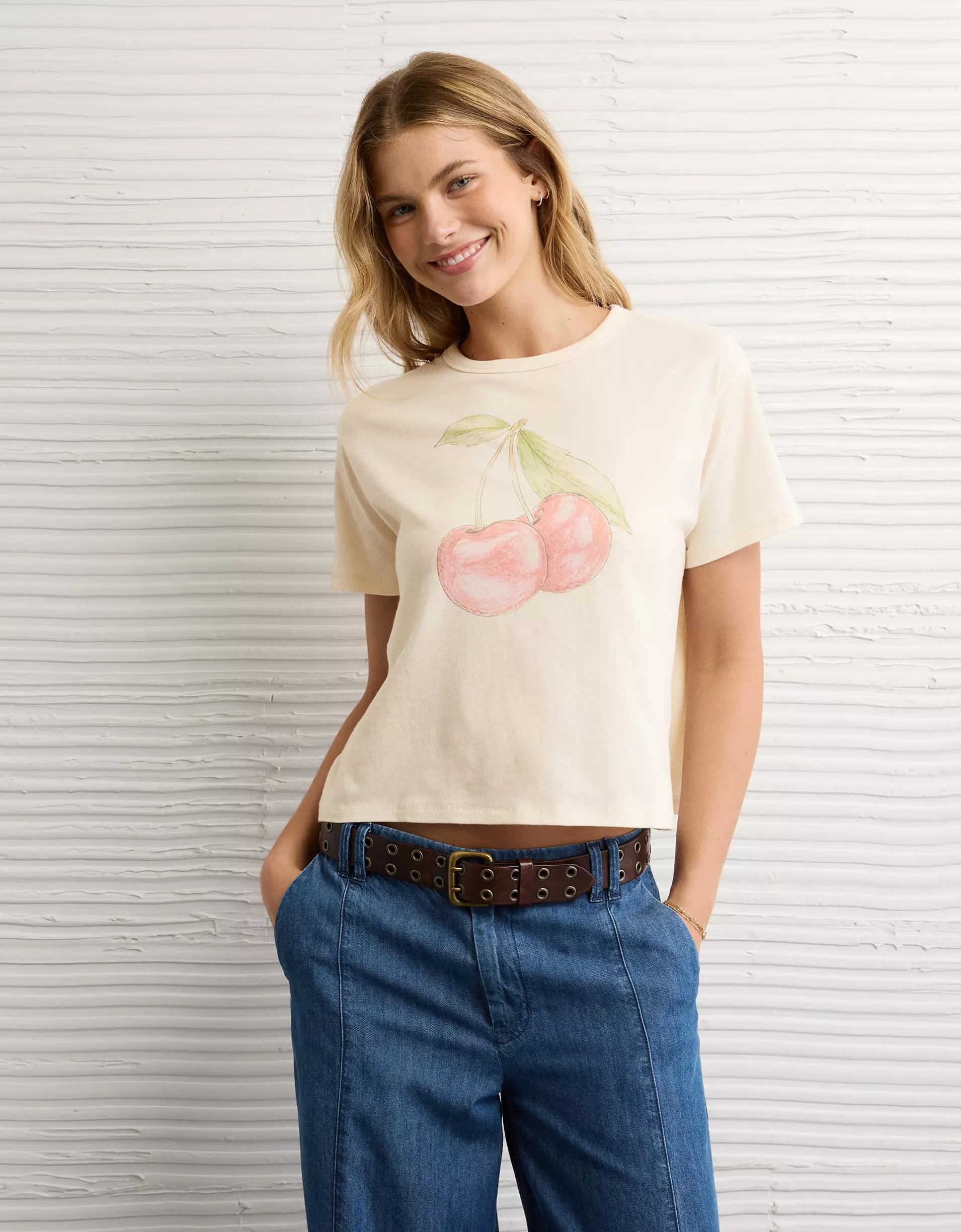 AE Ex-Boyfriend Food Graphic T-Shirt Product Image