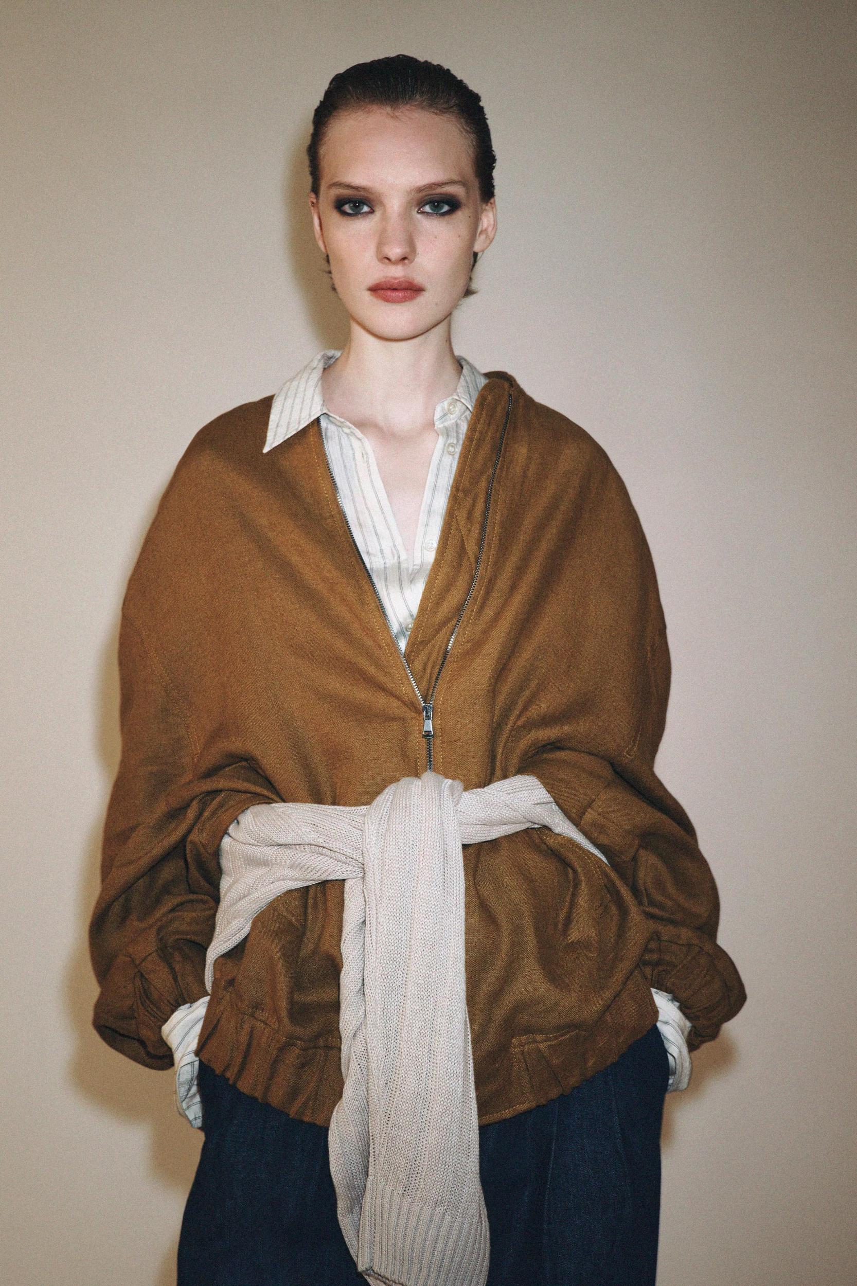 ZW COLLECTION OVERSIZED LINEN JACKET Product Image