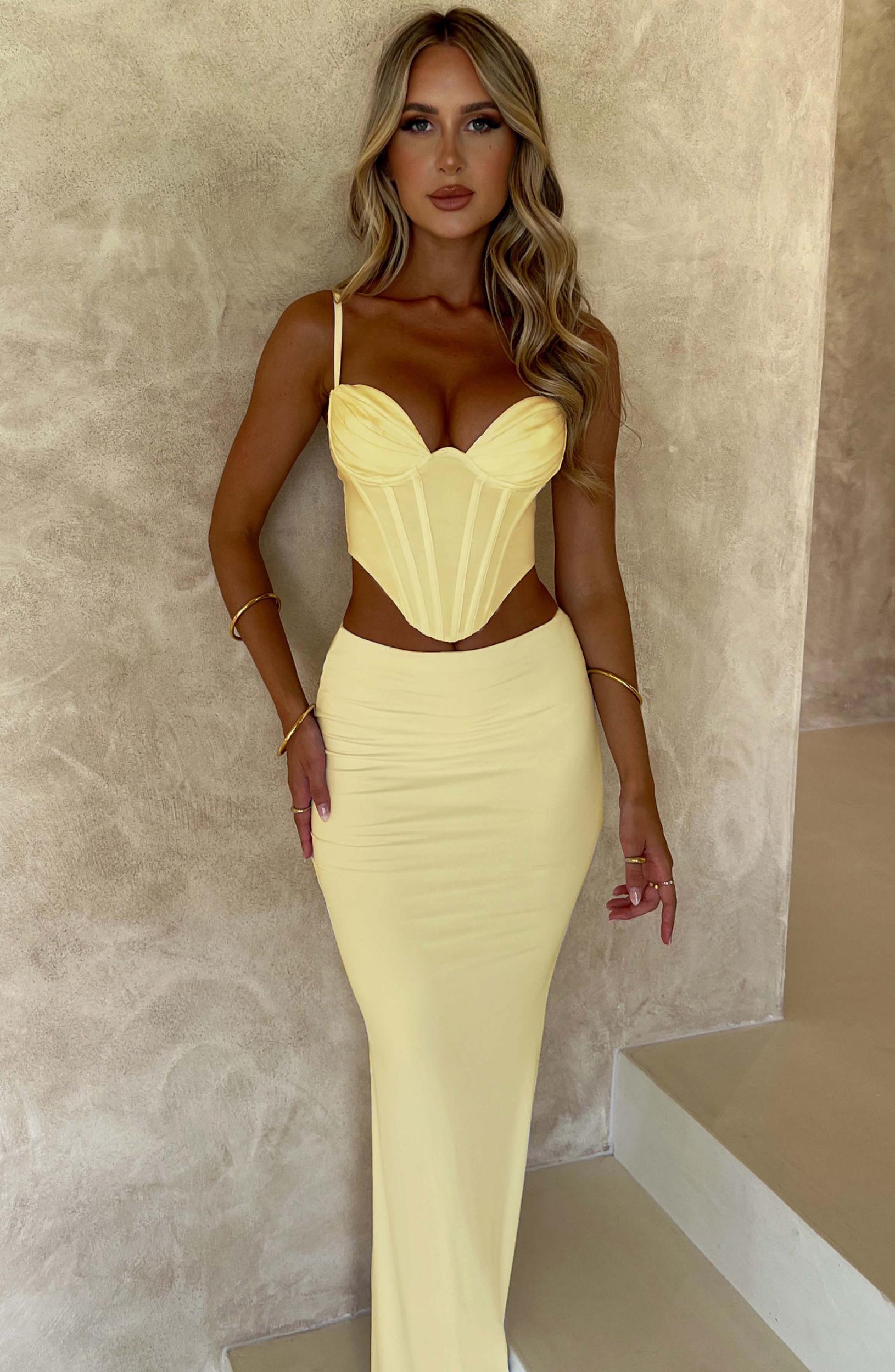 Maddie Corset - Lemon Product Image