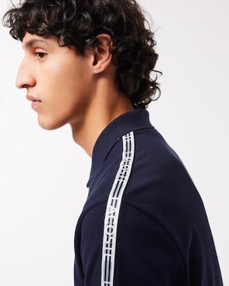 Men's Regular Fit Stretch Piqué Logo Polo Product Image