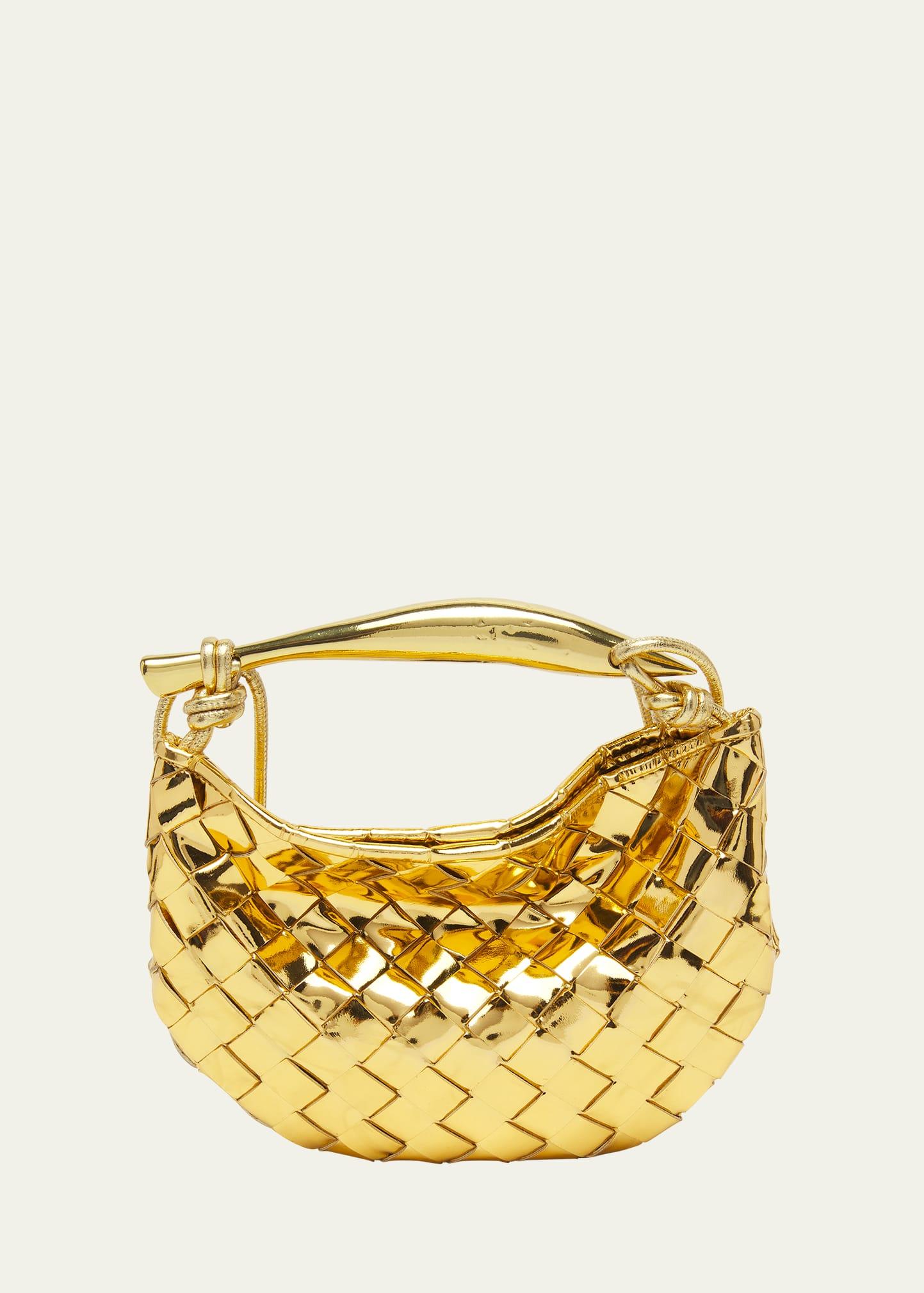 Womens Mini Sardine Mirror Leather Top-Handle Bag Product Image