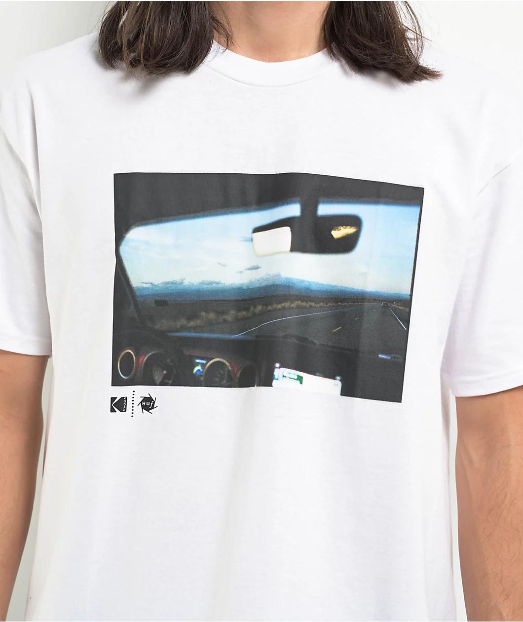 HUF x Kodak Rear View White T-Shirt Product Image
