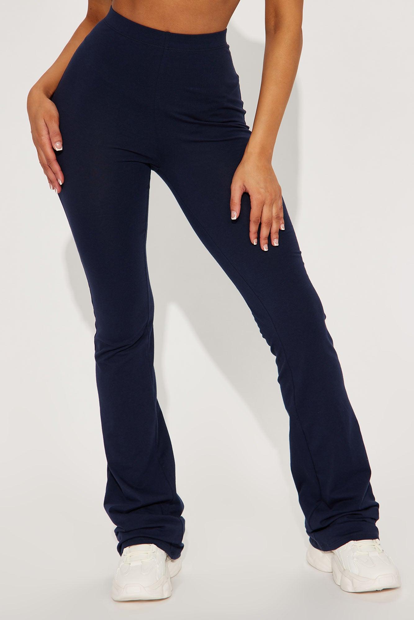 Tall Adriana Flare Pant - Navy Product Image