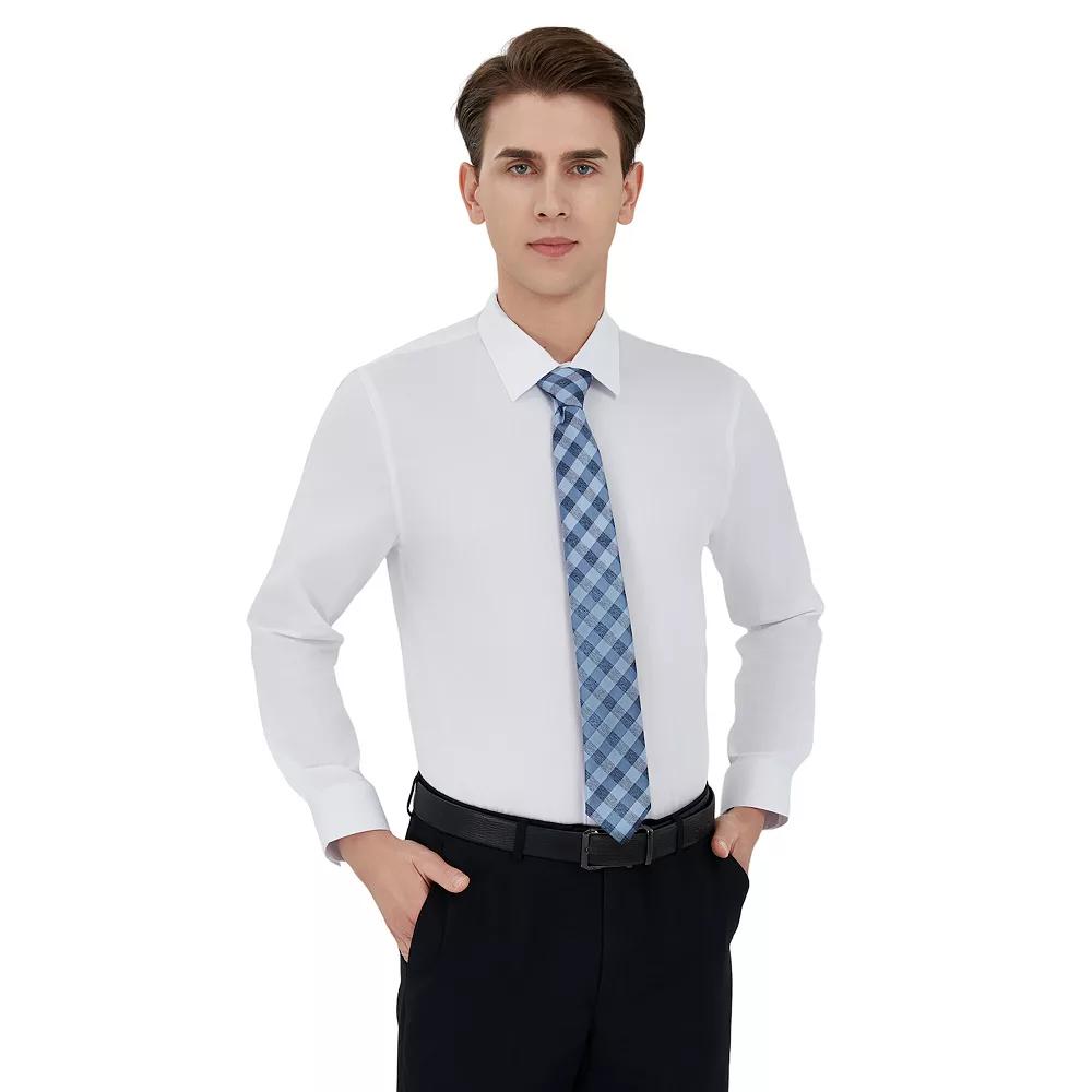 Men's Bespoke Slim-Fit Dress Shirt & Tie Set,  Product Image