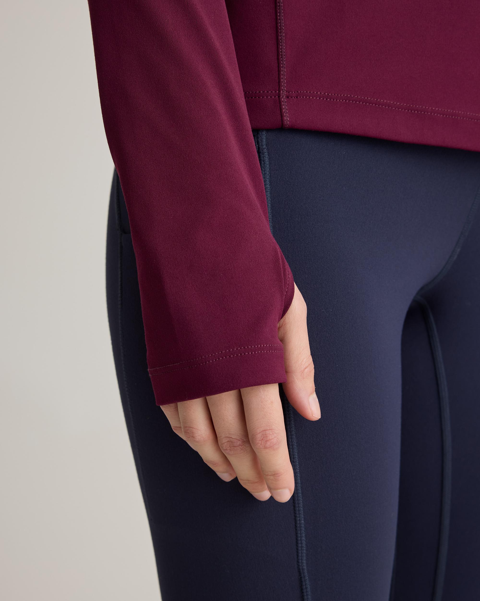 Quince | Women's Ultra-Form Long Sleeve Top Size XL, Nylon/Spandex Product Image