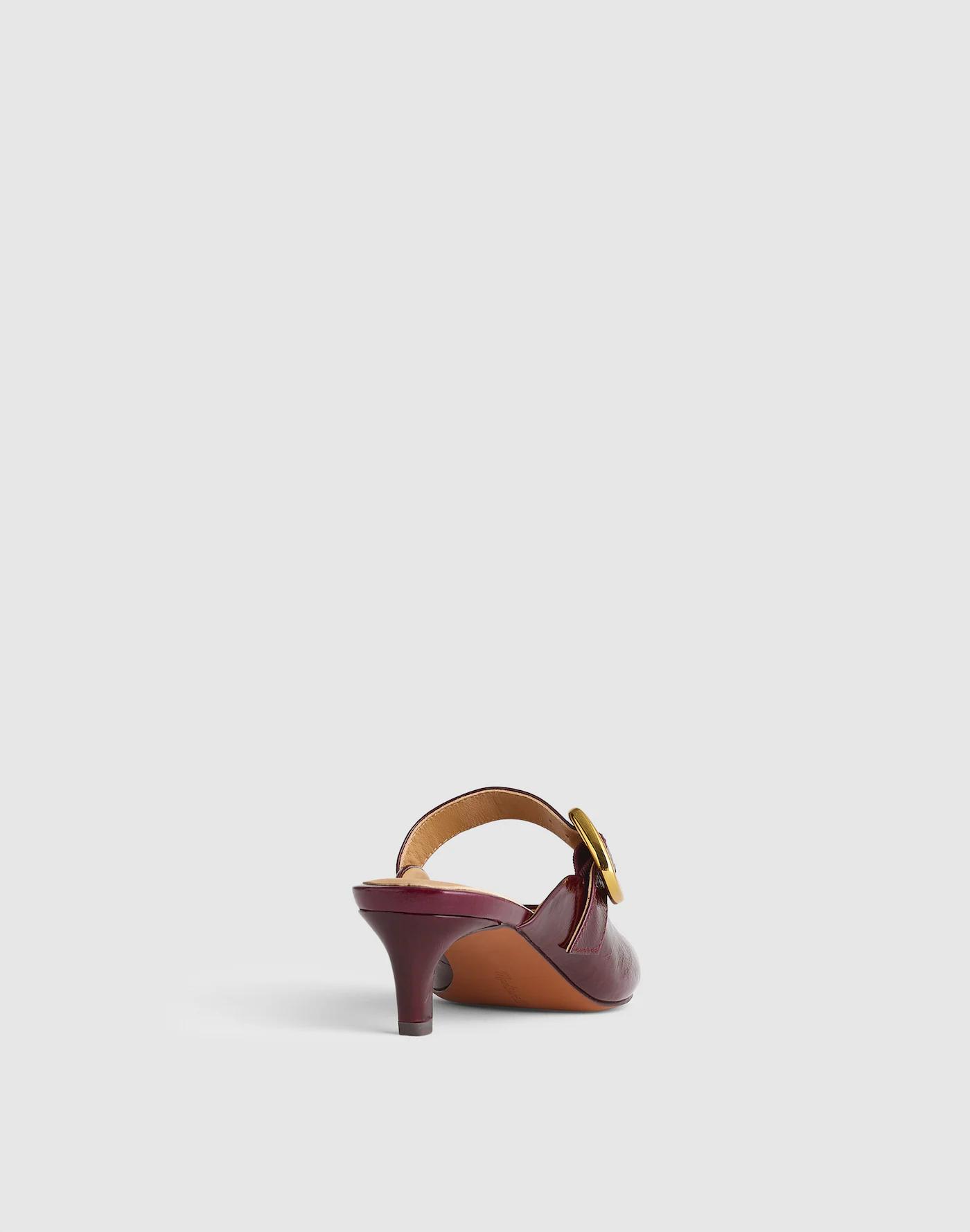 The Emilie Mule in Leather Product Image