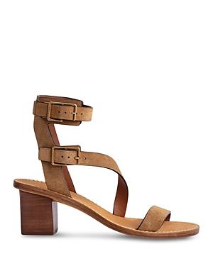Zadig & Voltaire Womens Cecilia Double Buckle Block Heel Sandals Product Image