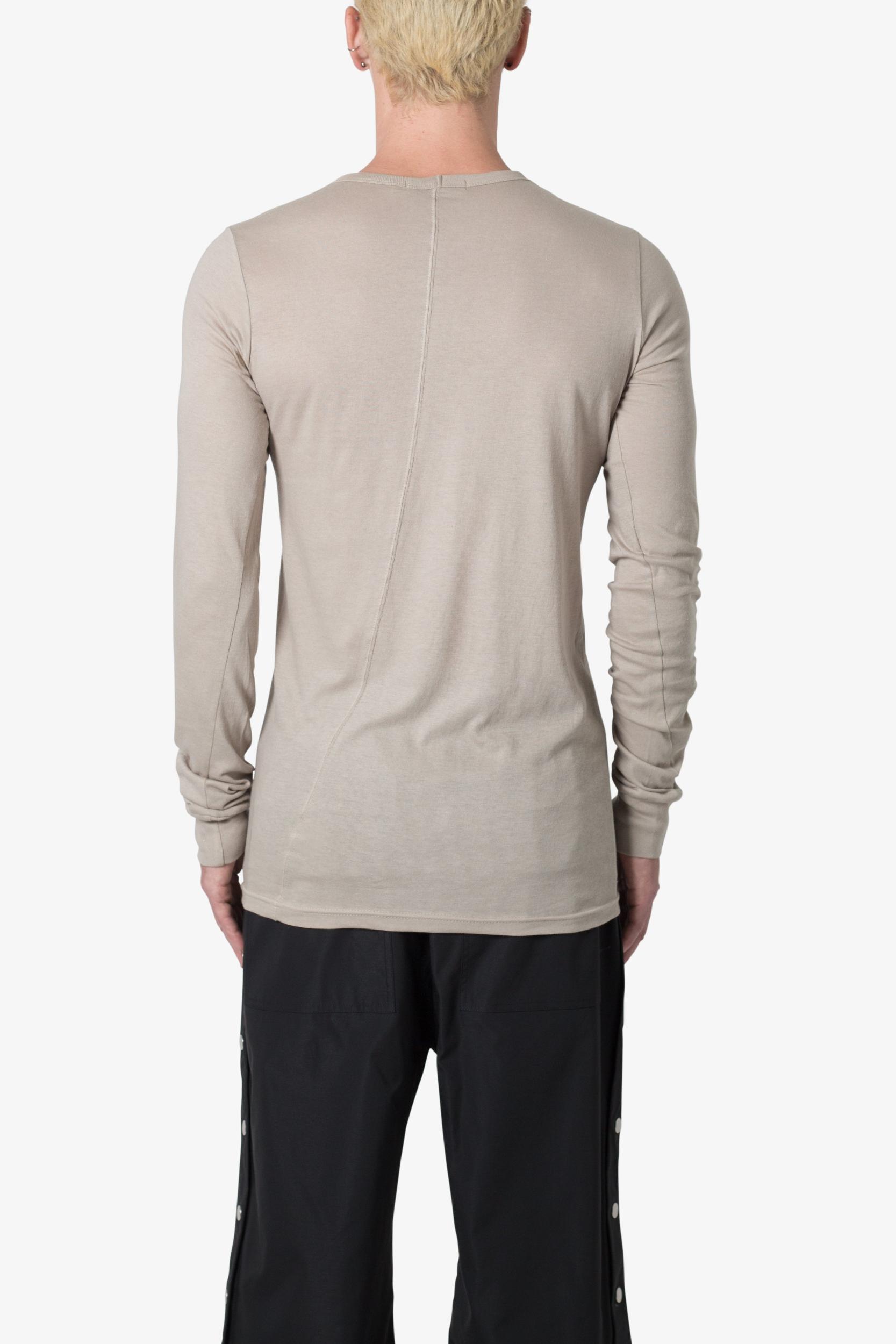 Sheer Knit Jersey L/S Tee - Bone Product Image