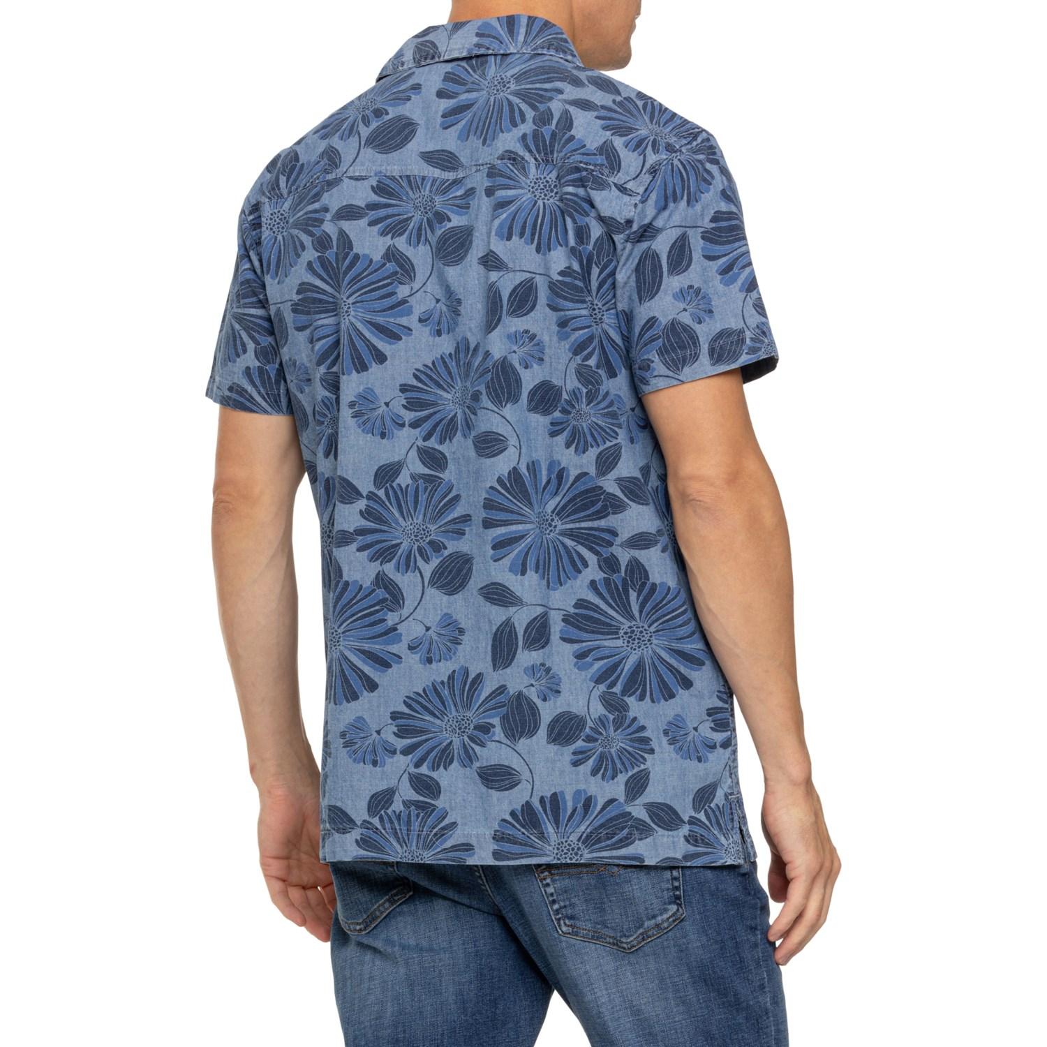 SILVER JEANS CO Printed Slub Patch Pocket Shirt - Short Sleeve Product Image