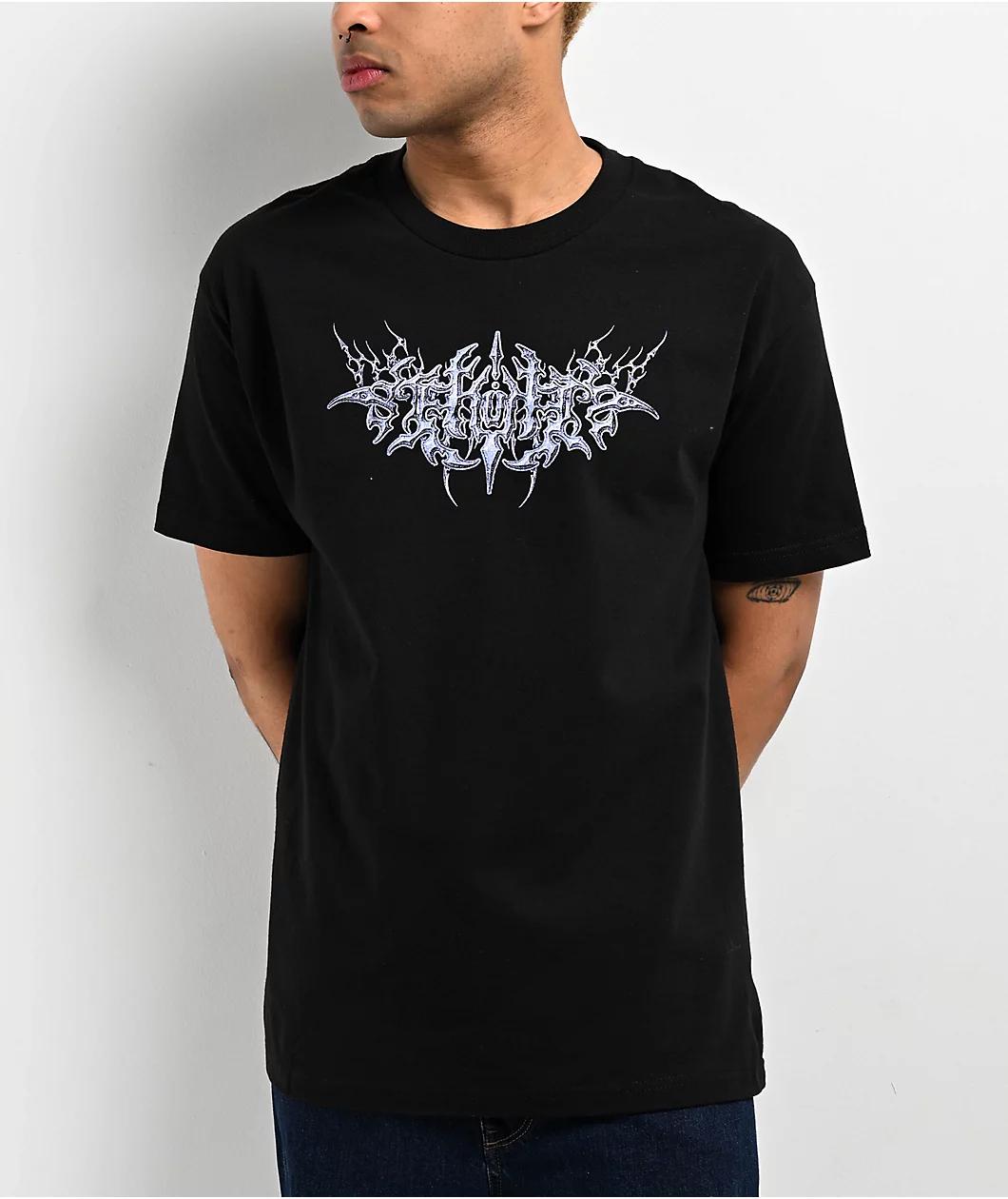 8THWNDR Cyberheaven Black T-Shirt Product Image
