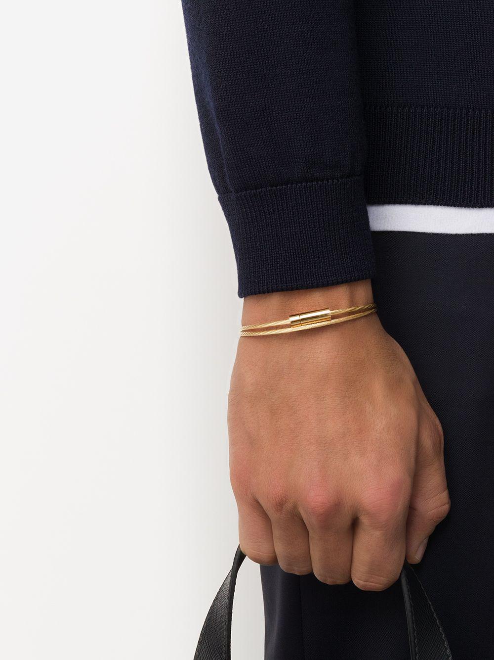18K yellow gold Le Câble double bracelet Product Image