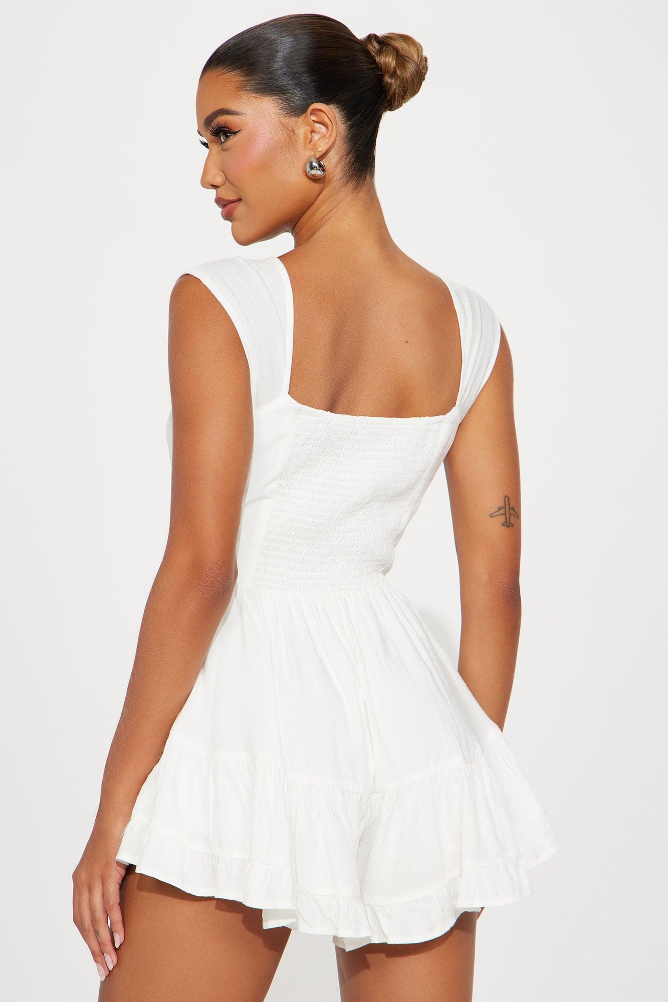 Beach Cottage Romper - Ivory Product Image