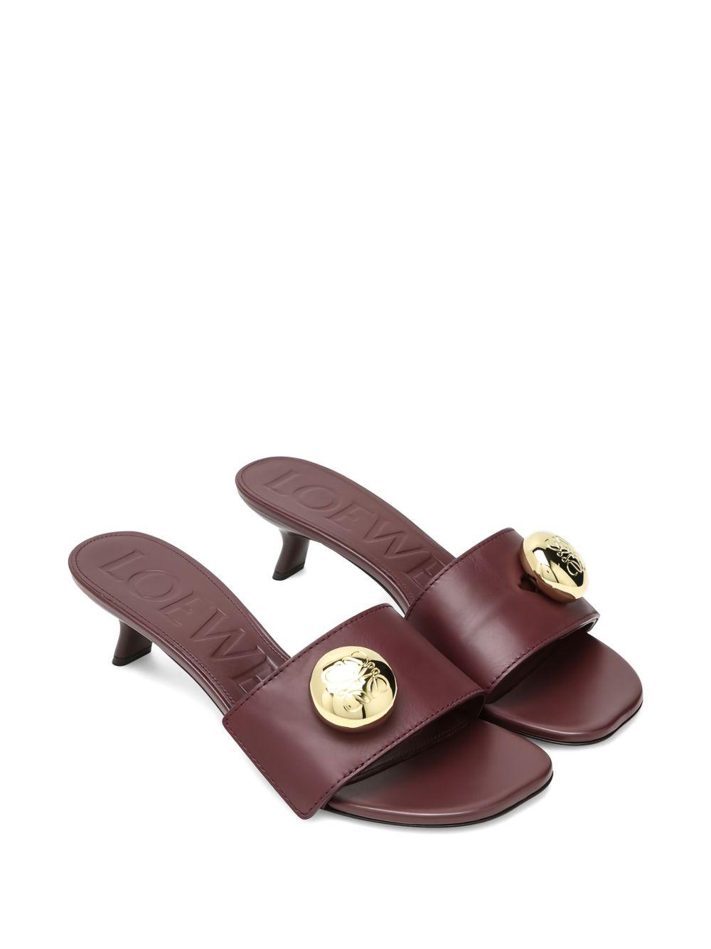 45mm pebble-embellished leather sandals Product Image