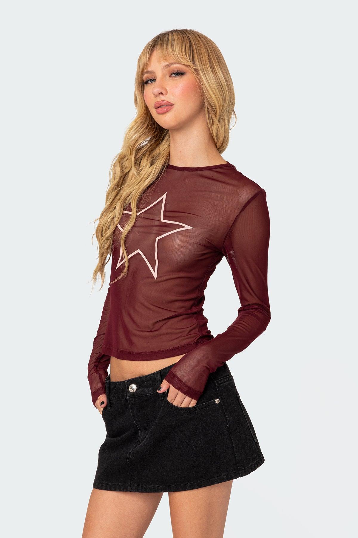 Stargaze Sheer Mesh Top Product Image