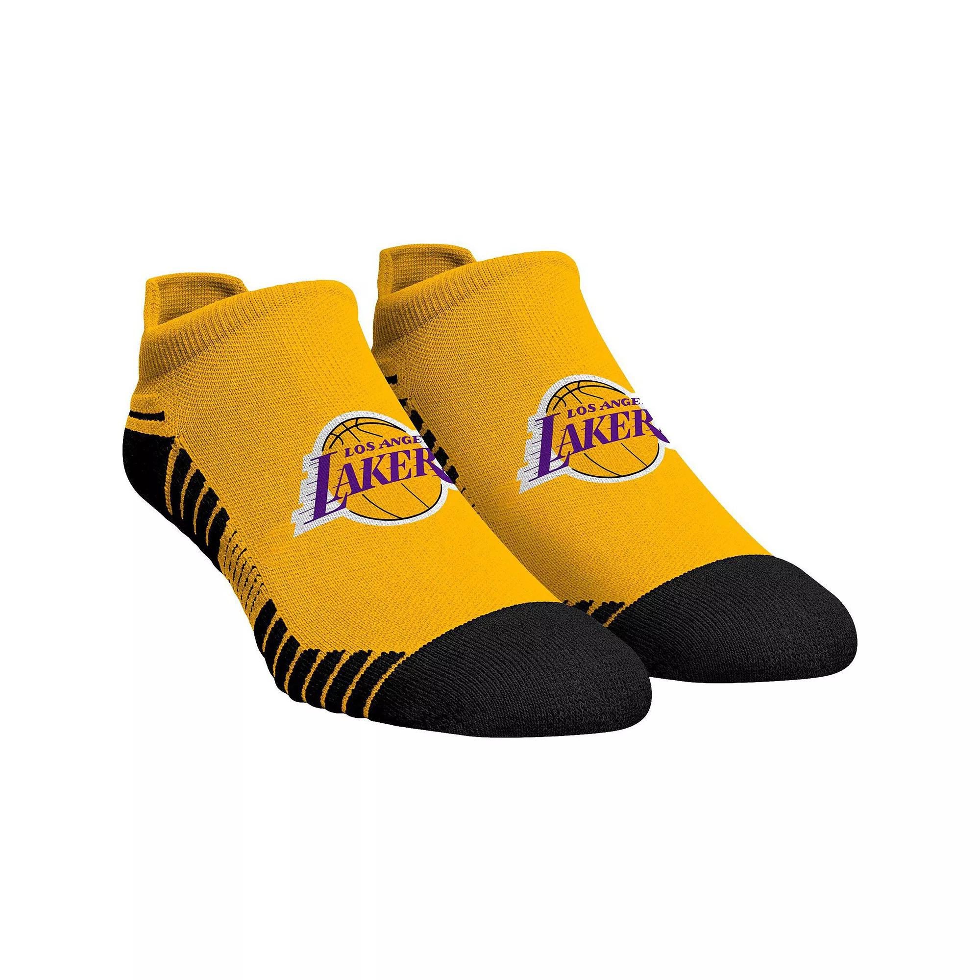 Rock Em Socks Los Angeles Lakers Hex Ankle Socks, Men's, Size: Small/Medium, Team Product Image