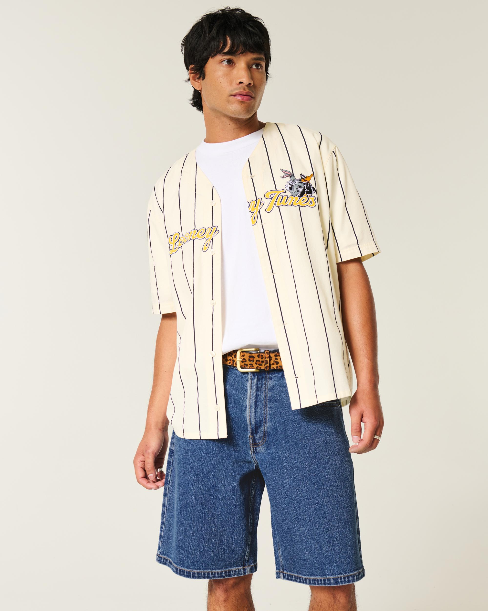 Baggy Denim Cargo Shorts Product Image