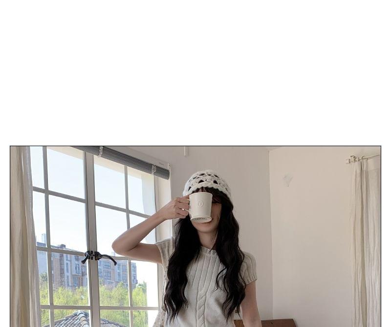 High Rise Plaid Midi A-Line Skirt Product Image